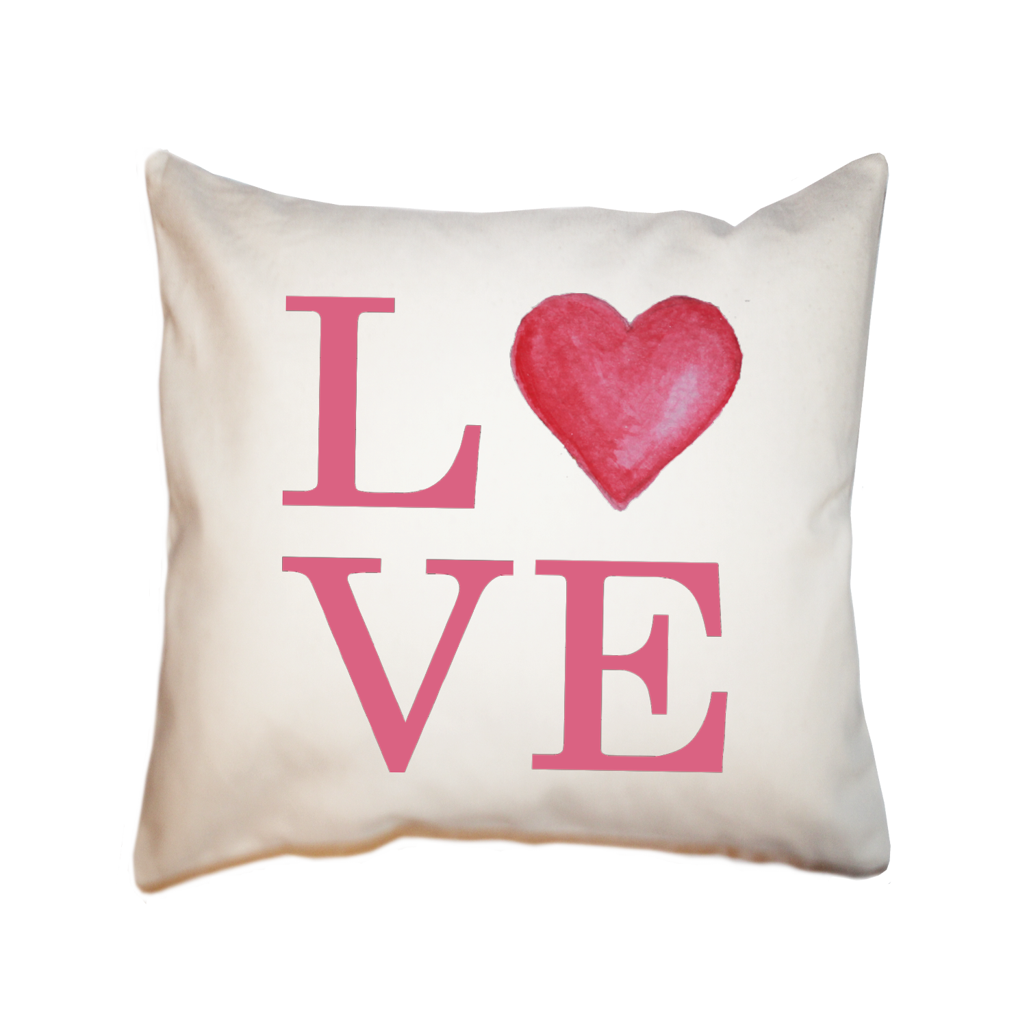 love love square pillow