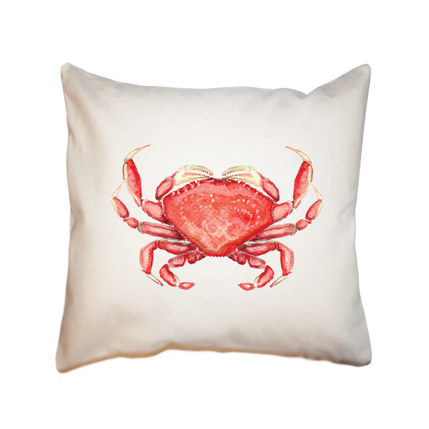 dungeness crab square pillow