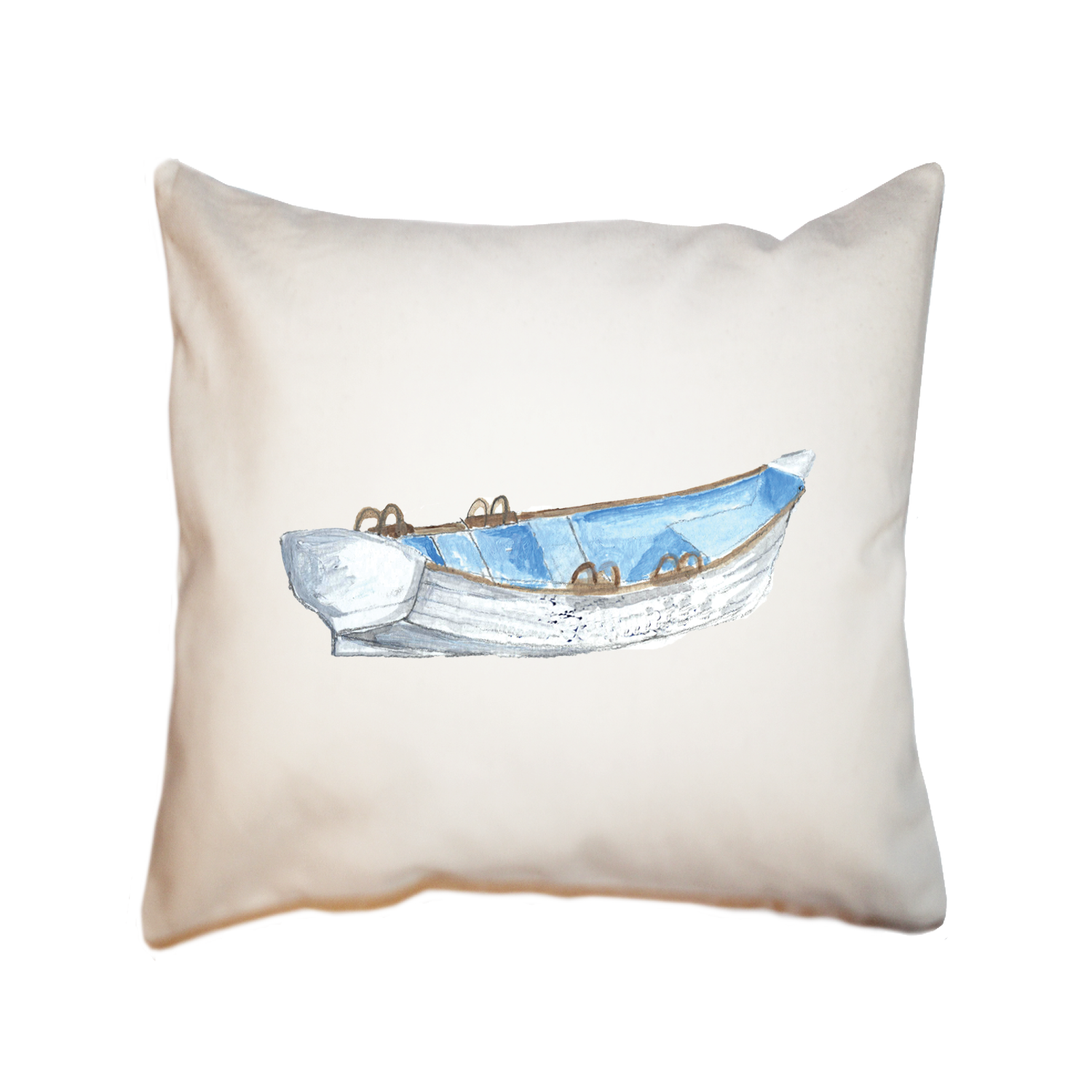 rescue boat square pillow