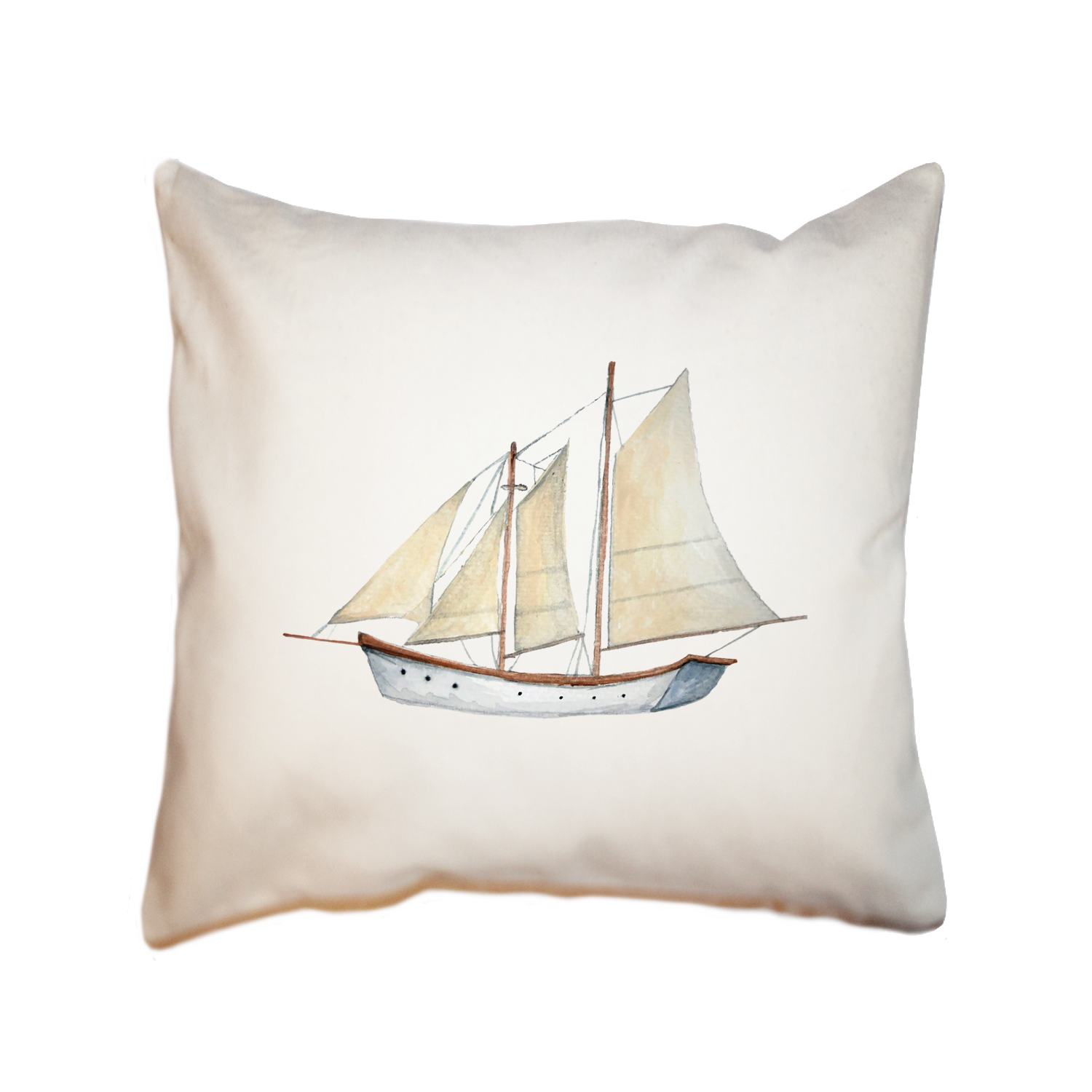 schooner square pillow