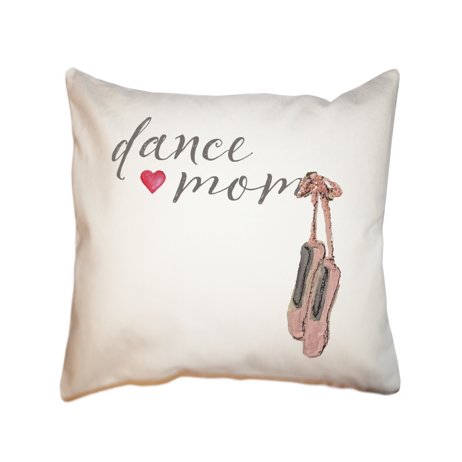 dance mom square pillow