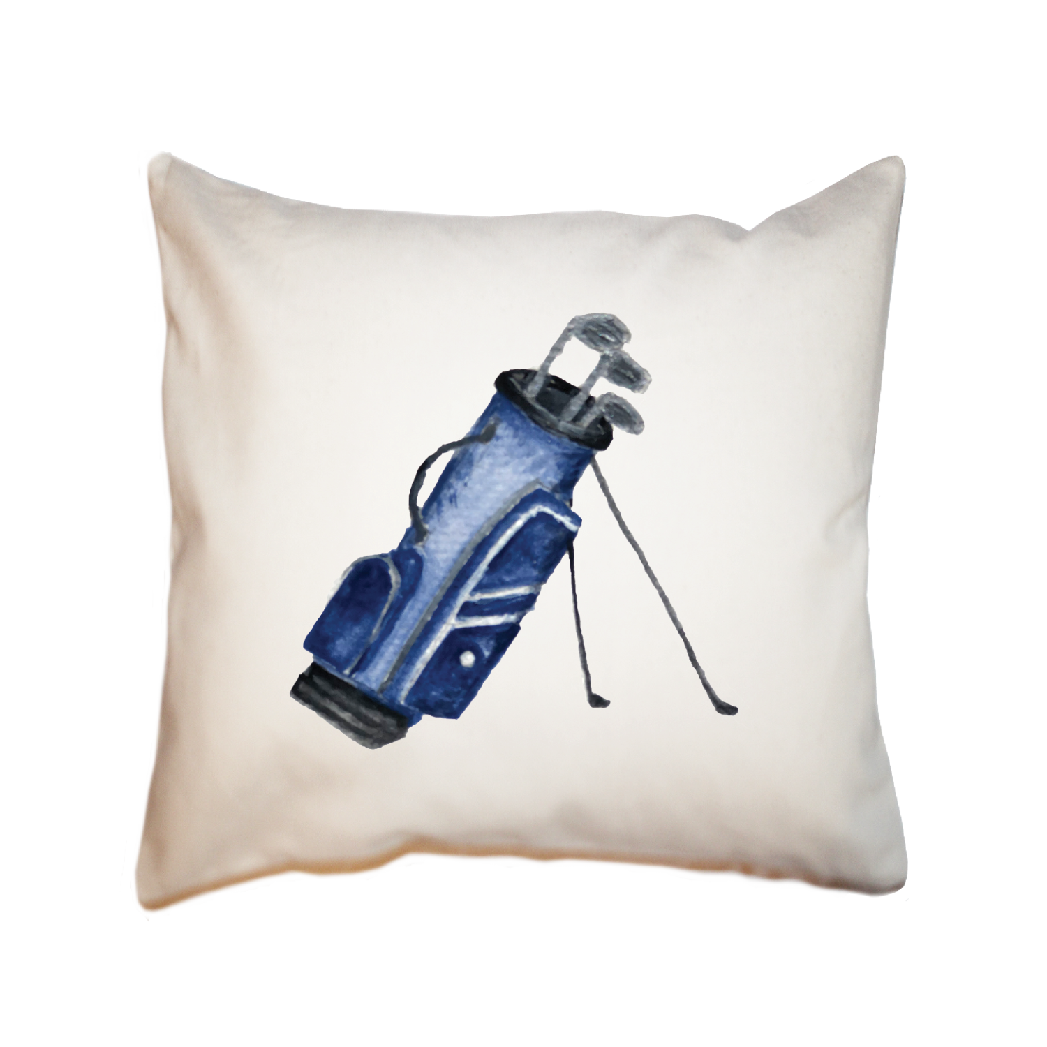 golf club bag square pillow