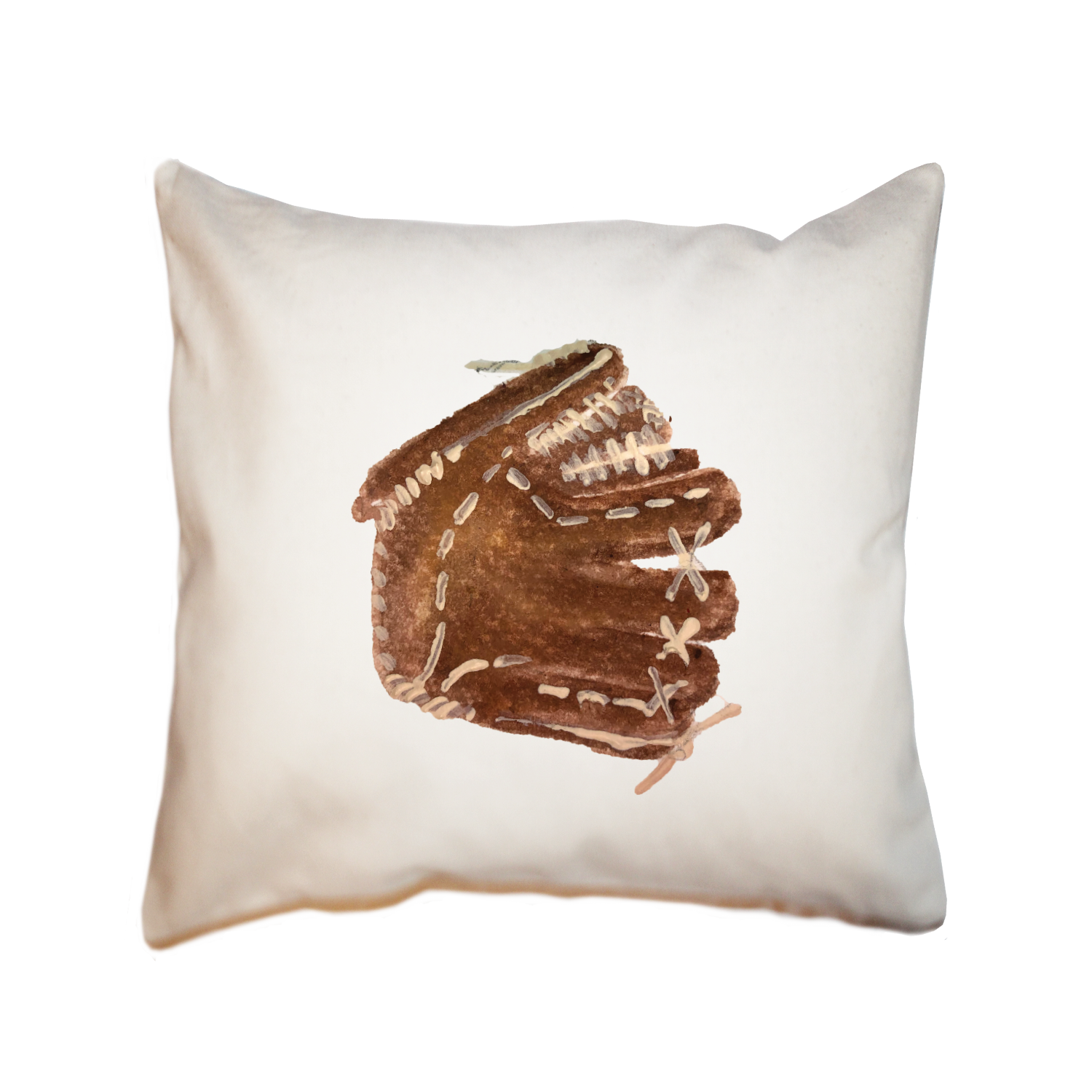 baseball glove square pillow