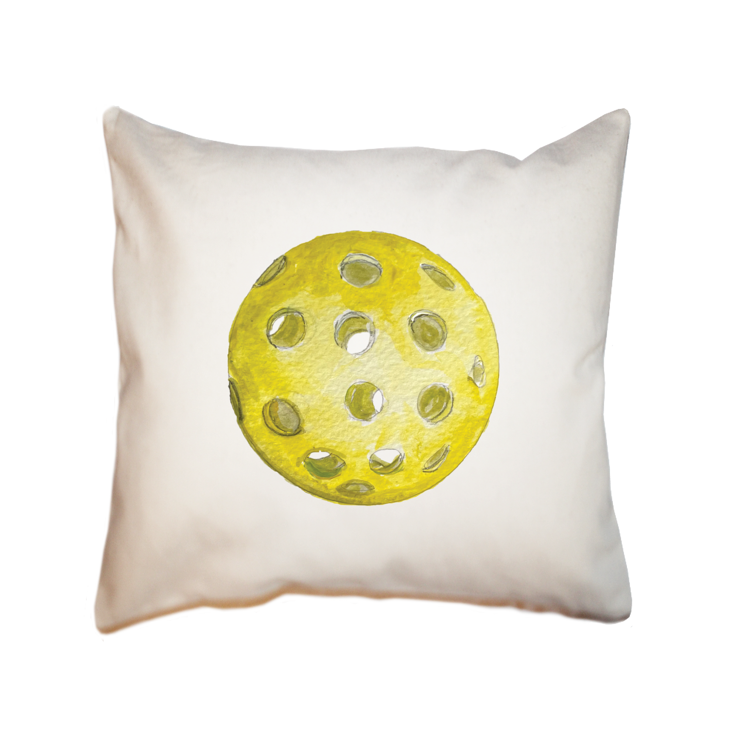 pickleball ball square pillow