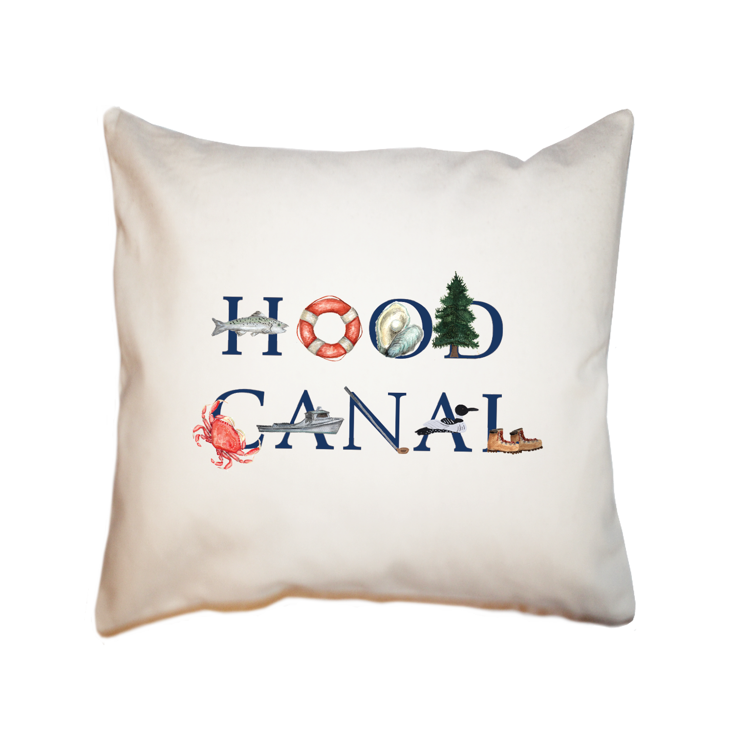 hood canal square pillow