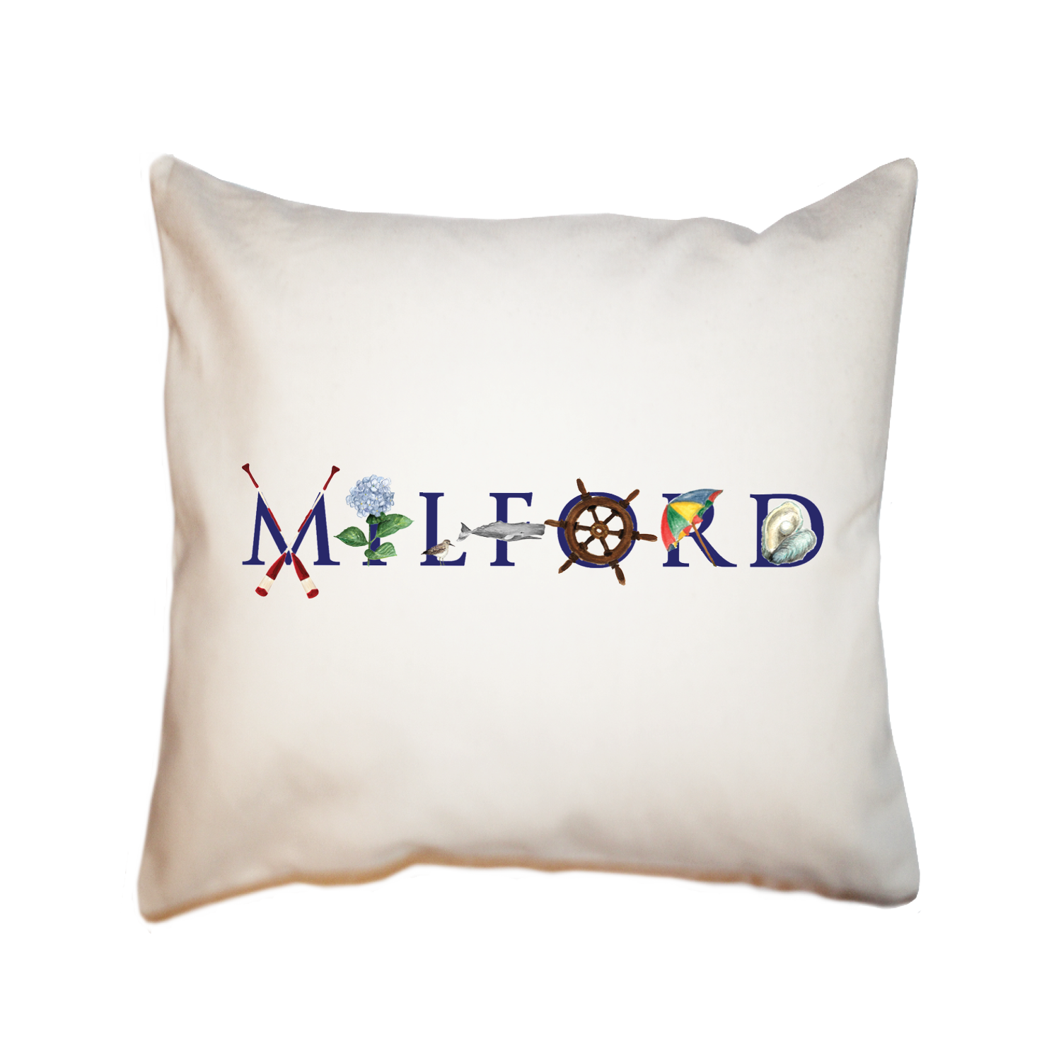milford, ct square pillow