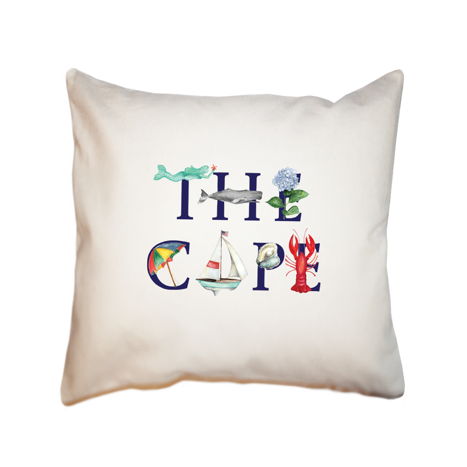 the cape square pillow