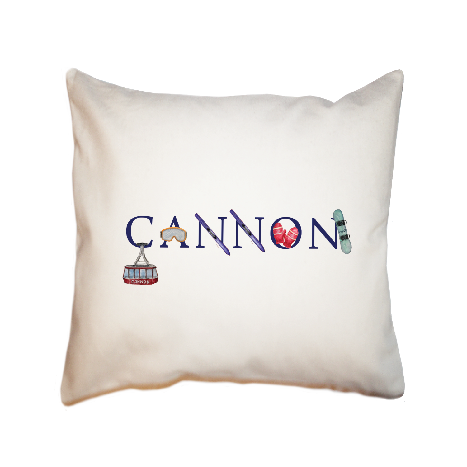 cannon square pillow