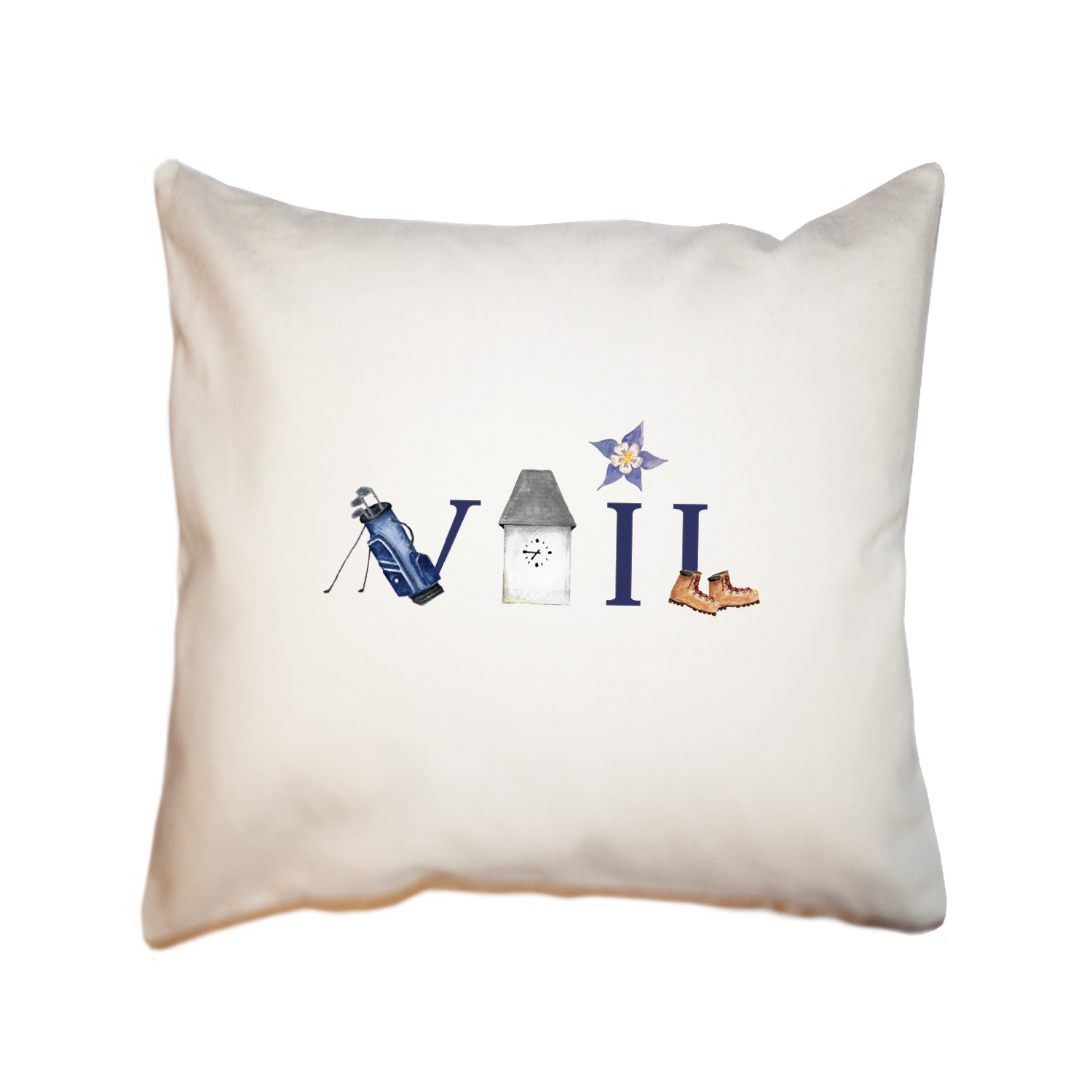 vail summer square pillow