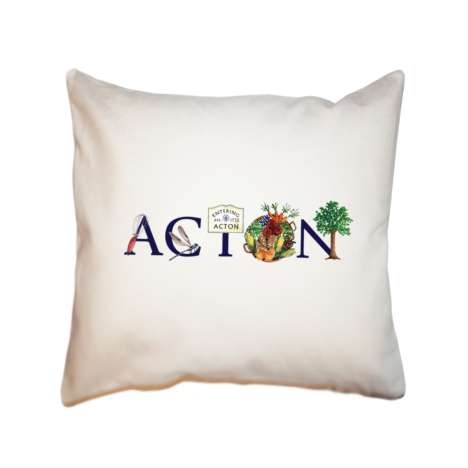 acton square pillow