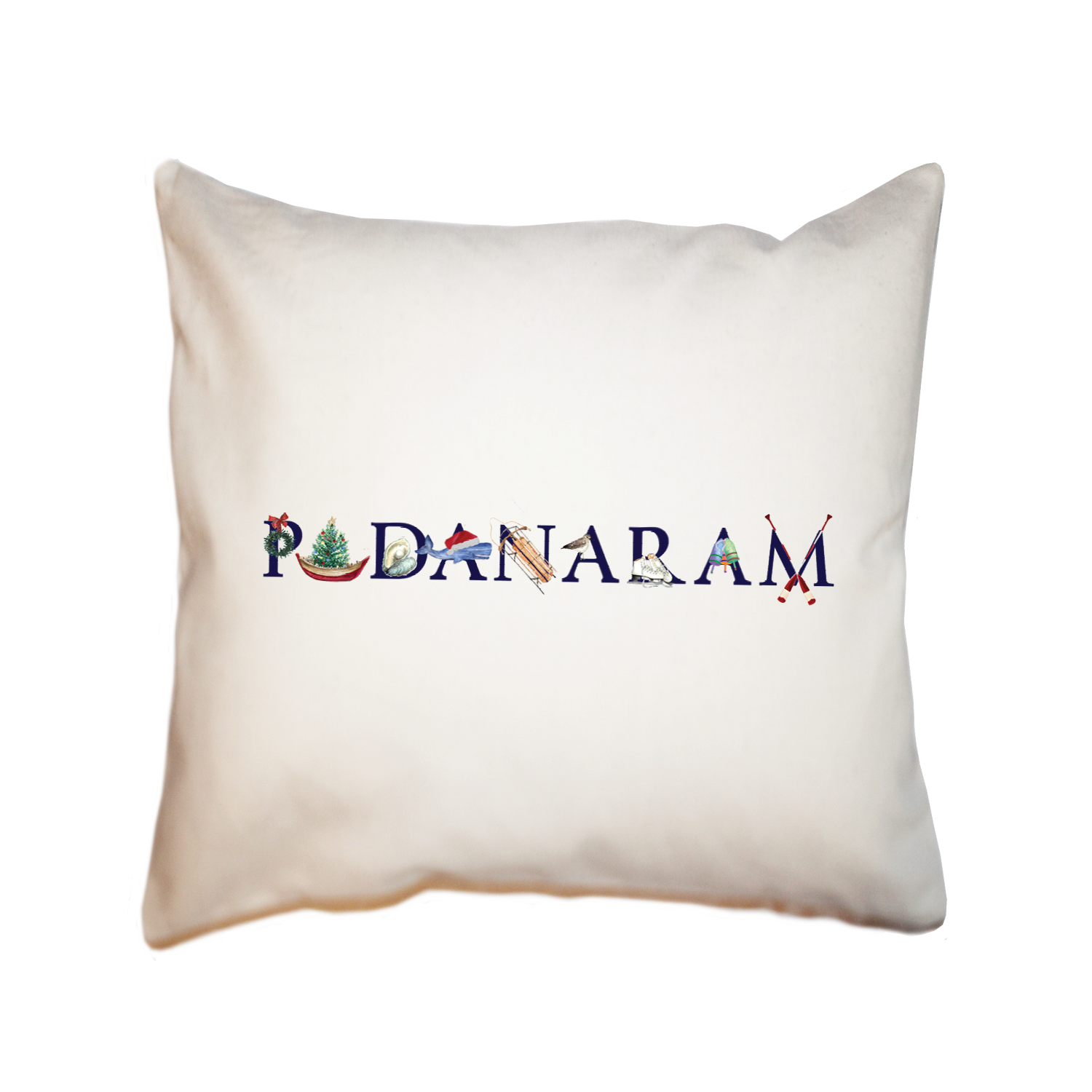 padanaram holiday square pillow