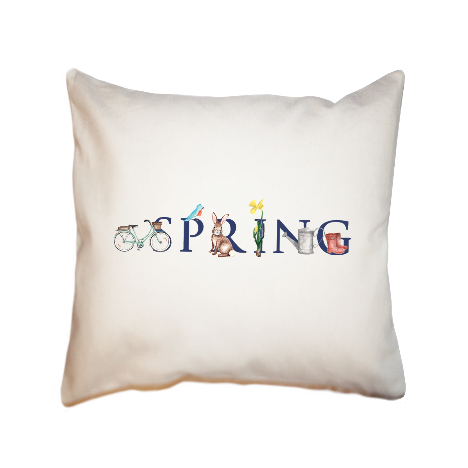 spring square pillow