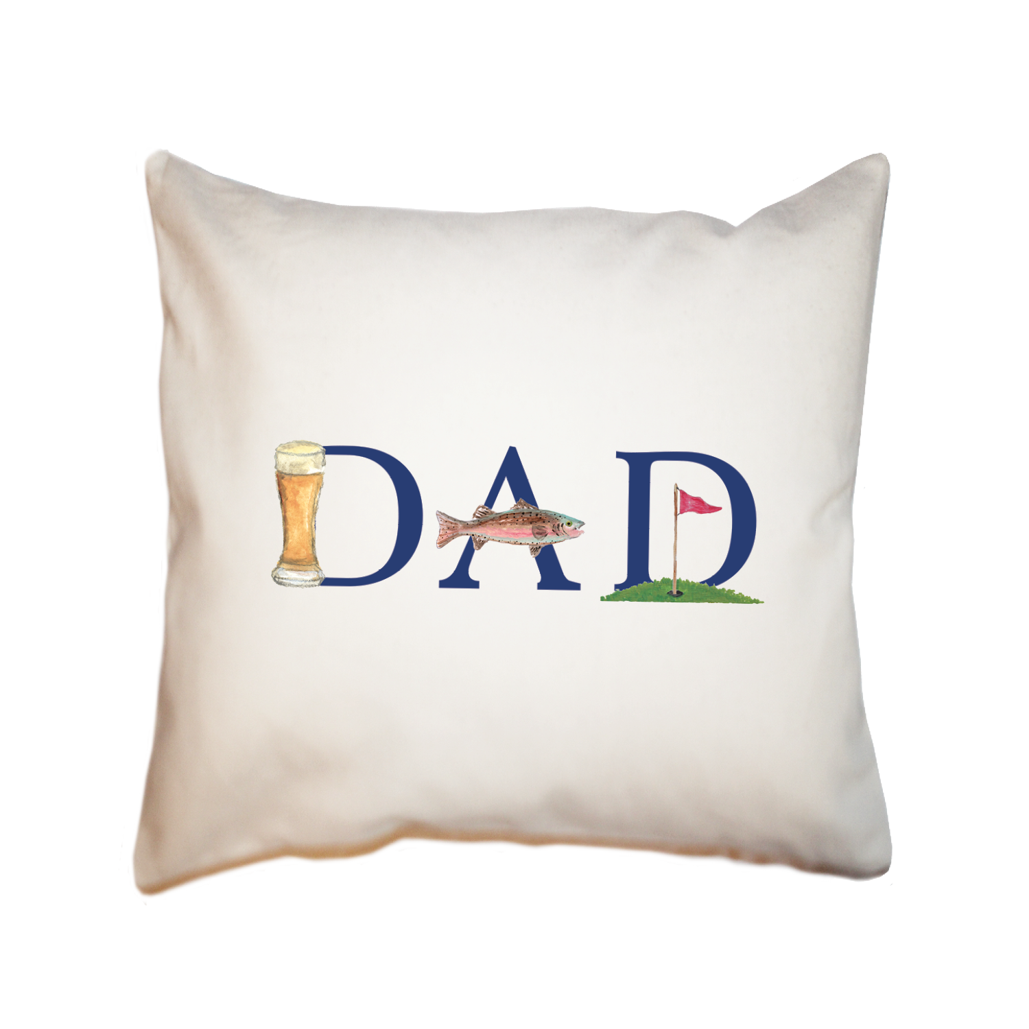 dad square pillow