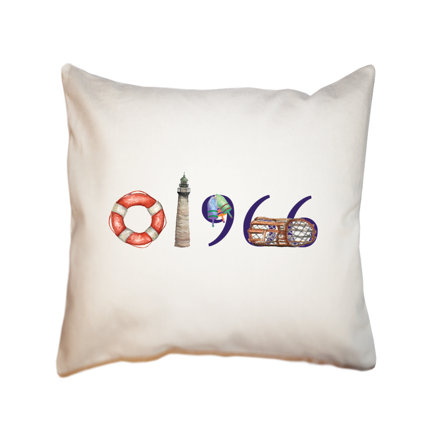 rockport zip code 01966 square pillow