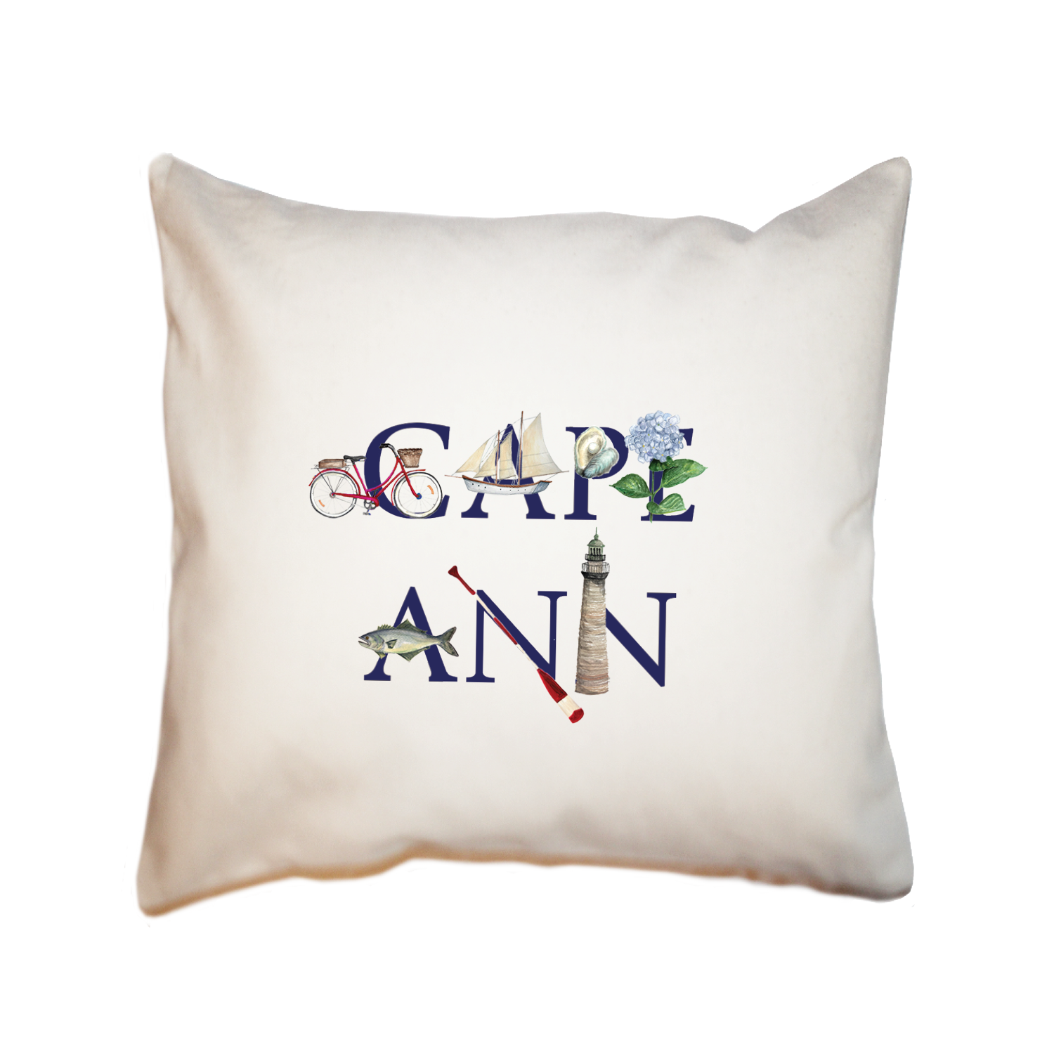 cape ann square pillow