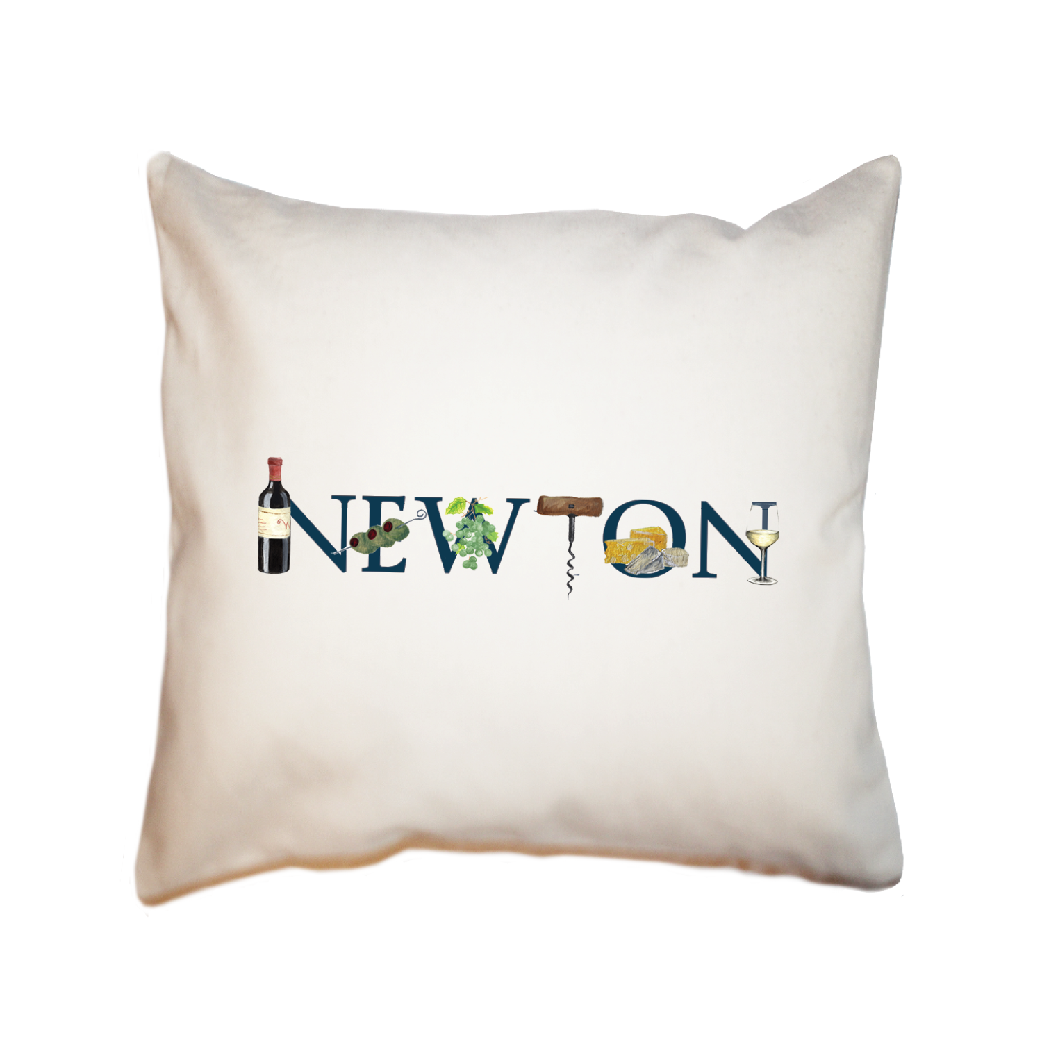 newton square pillow