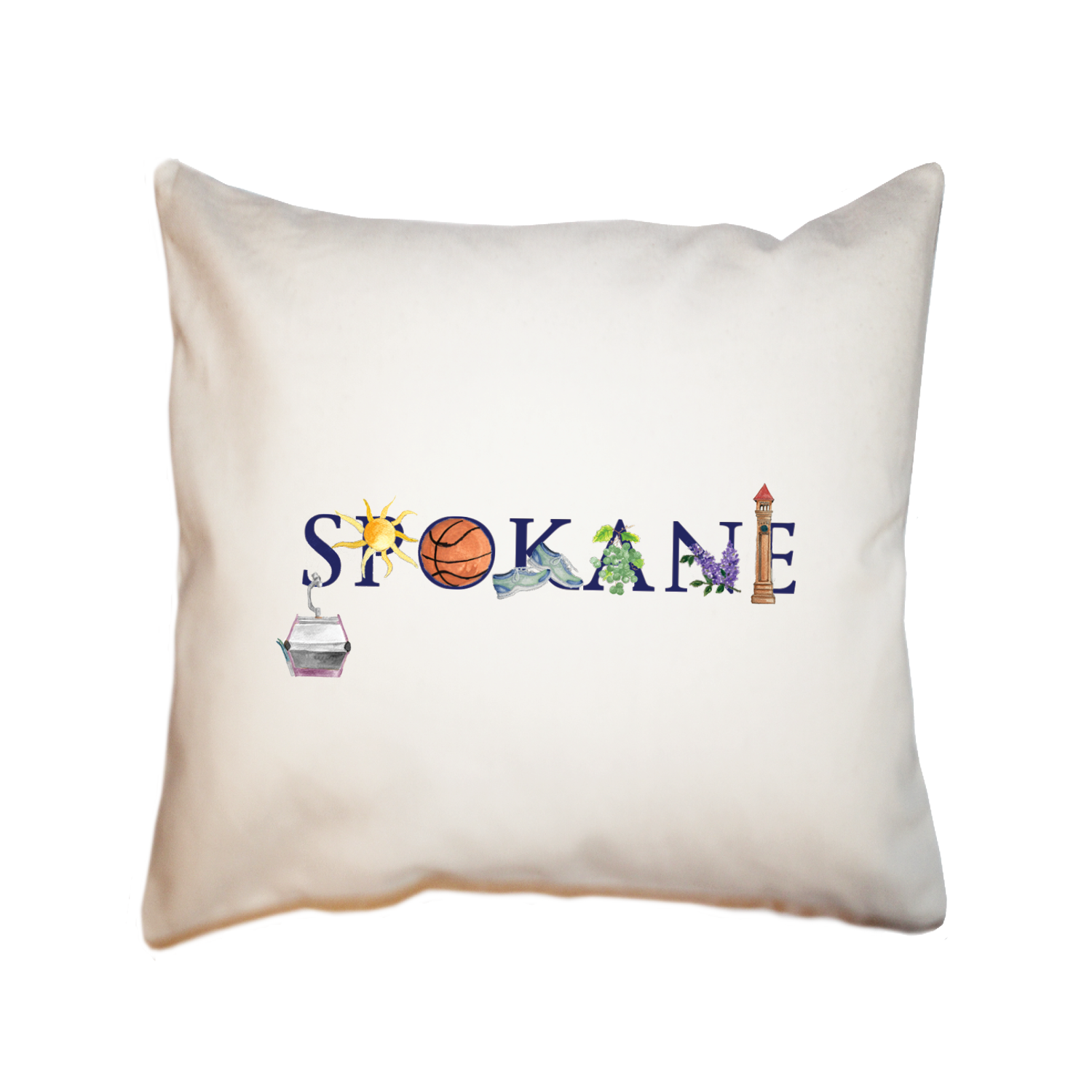 spokane square pillow