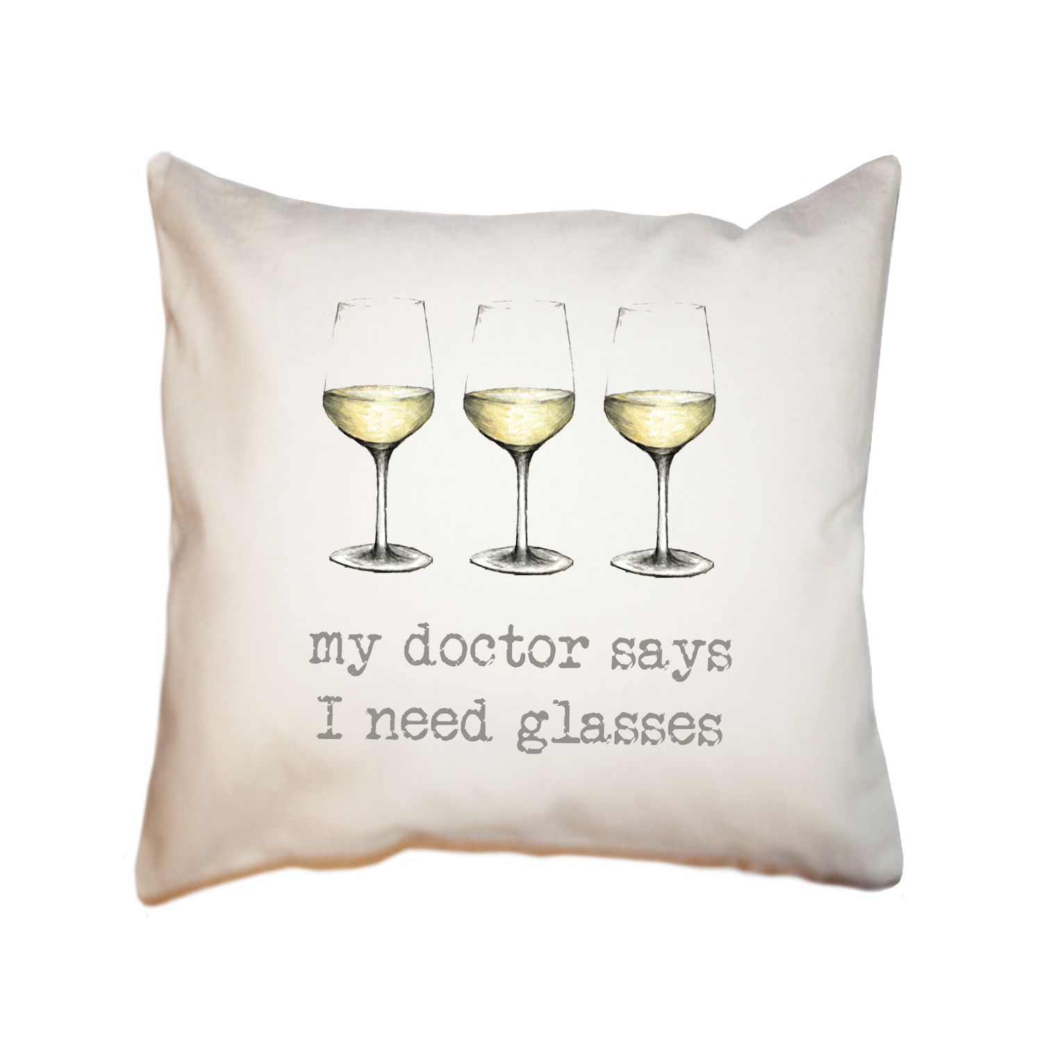 need glasses square pillow