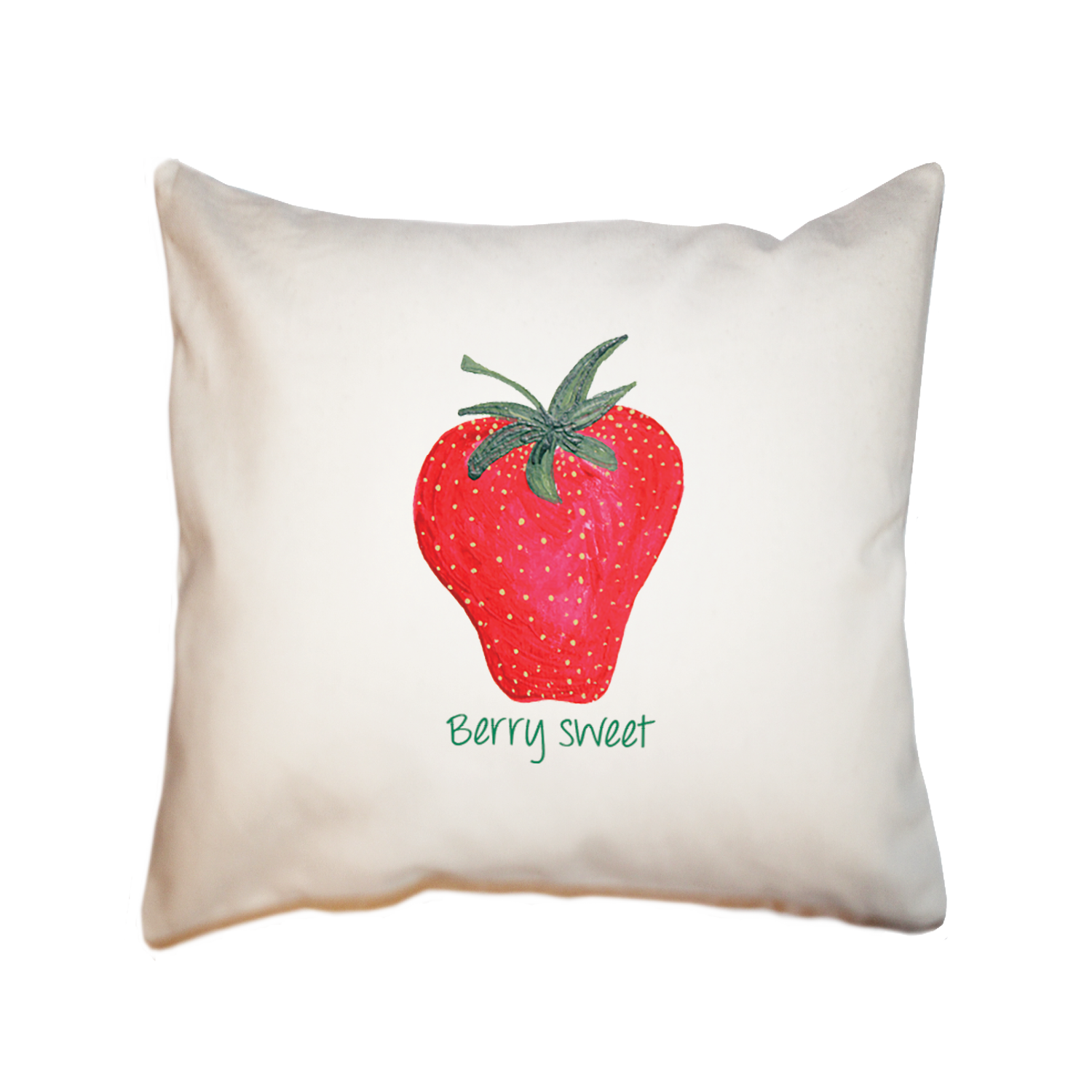 berry sweet square pillow