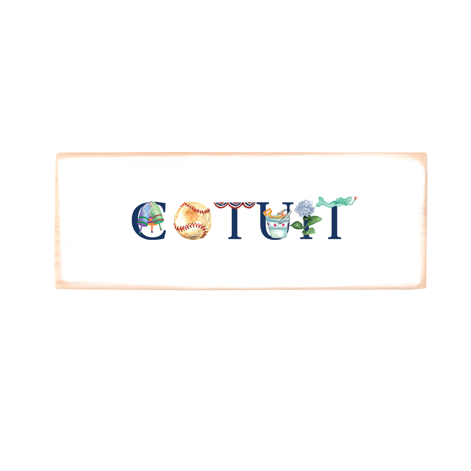 cotuit wood block rectangle