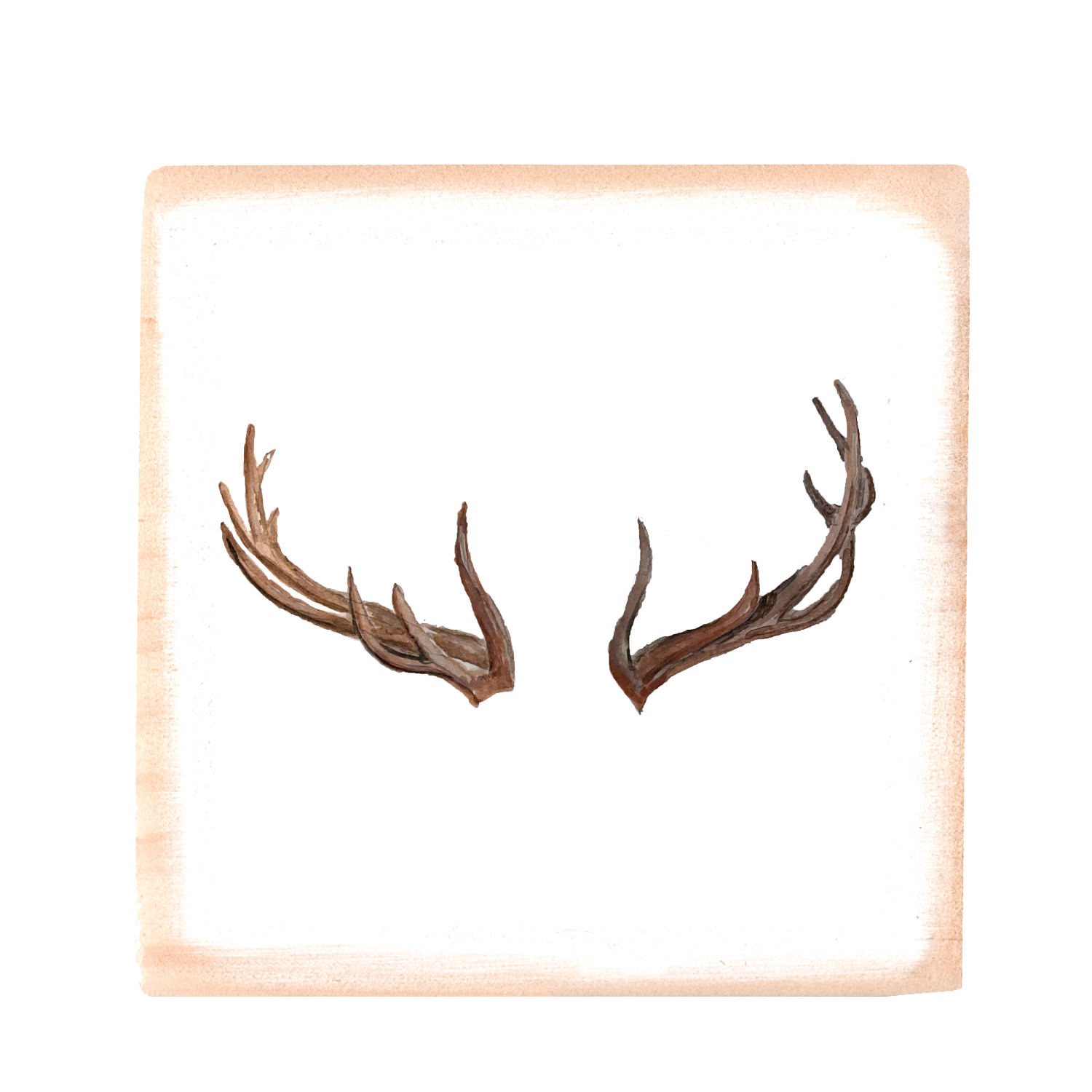 elk antlers square block