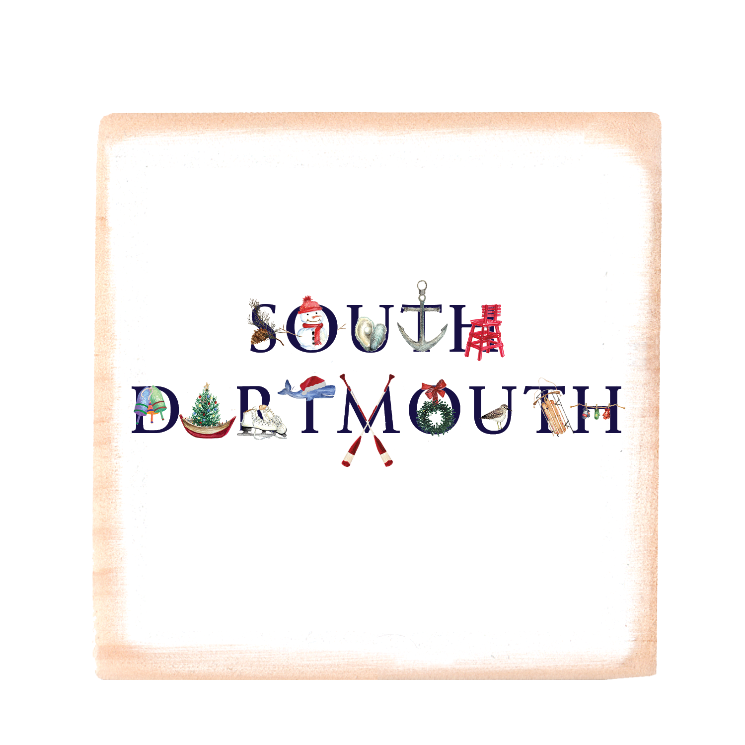 south dartmouth winter square wood block