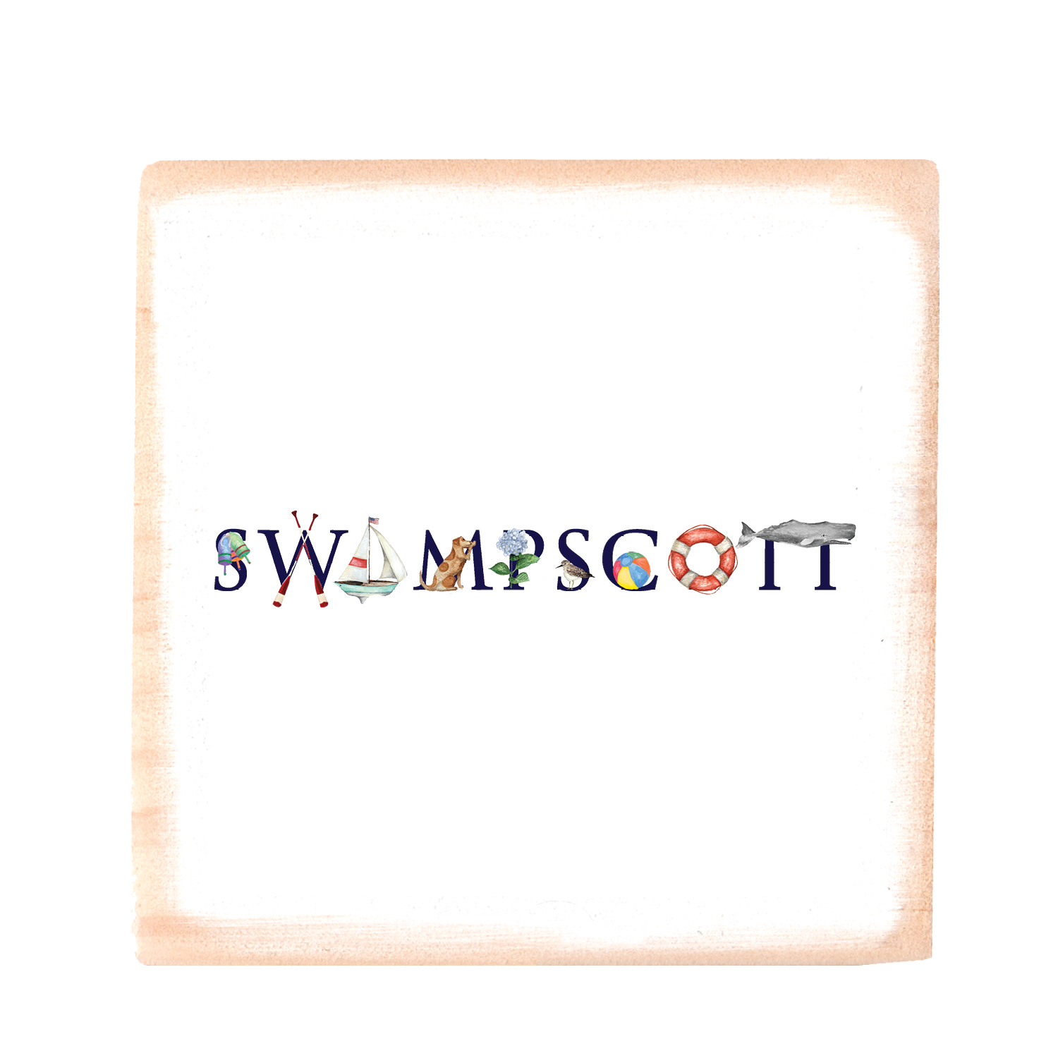 swampscott square wood block