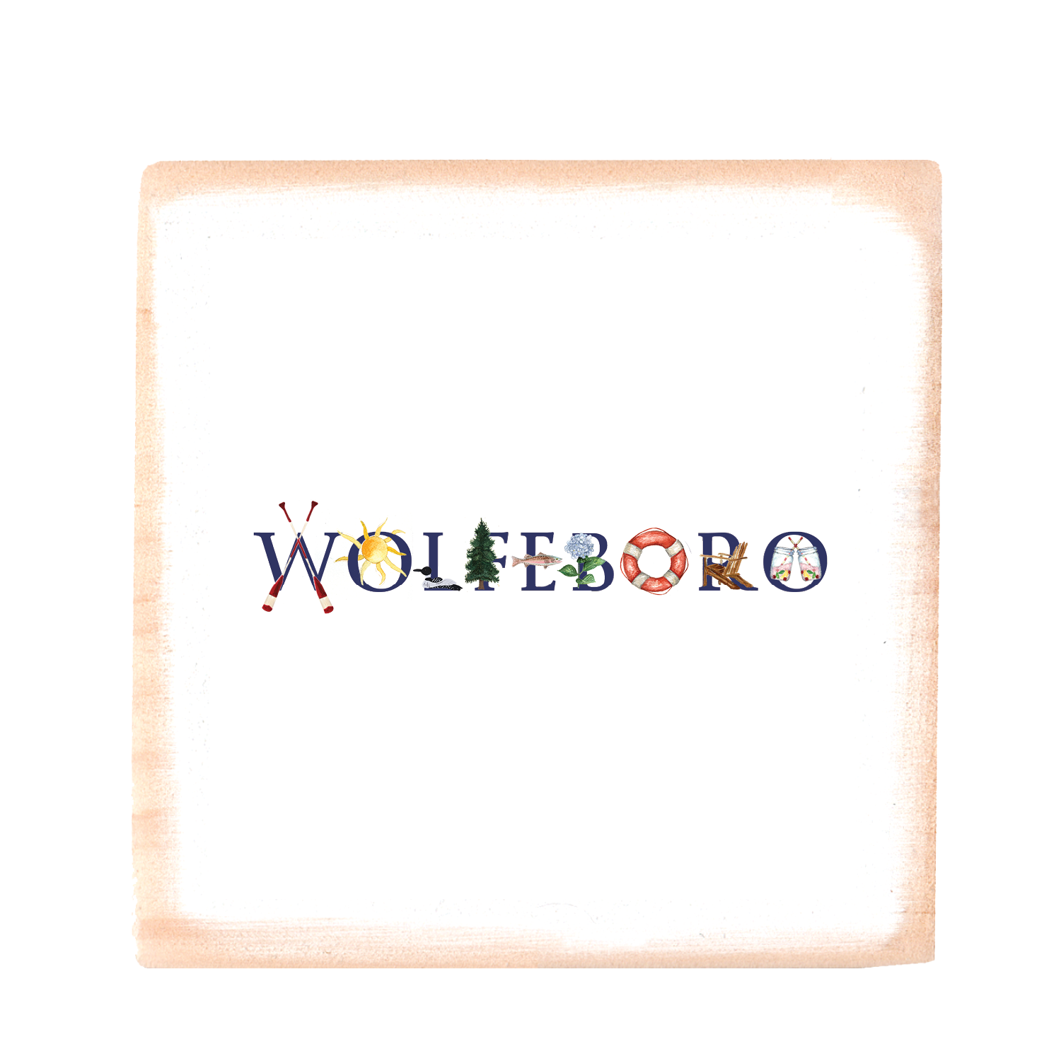 wolfeboro square wood block