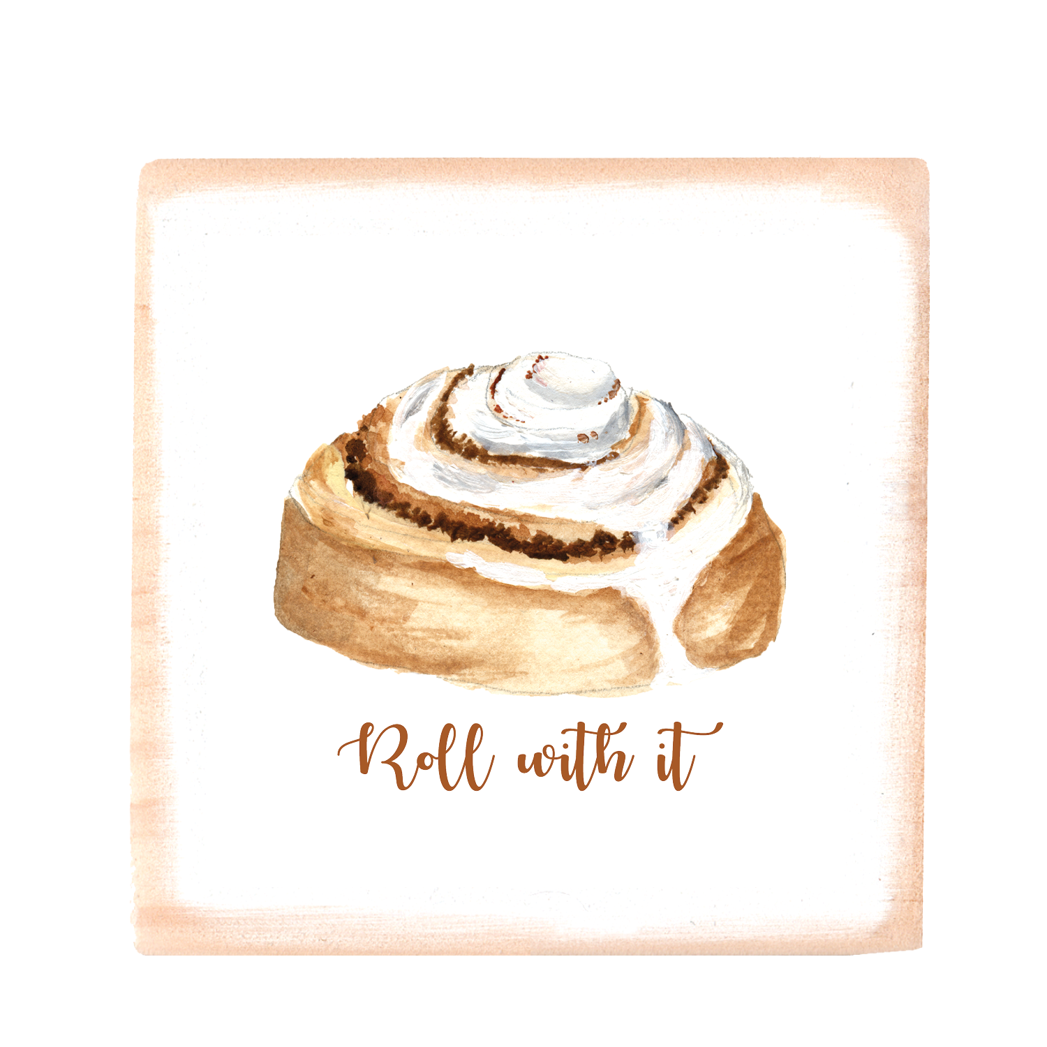 roll with it cinnamon bun square block