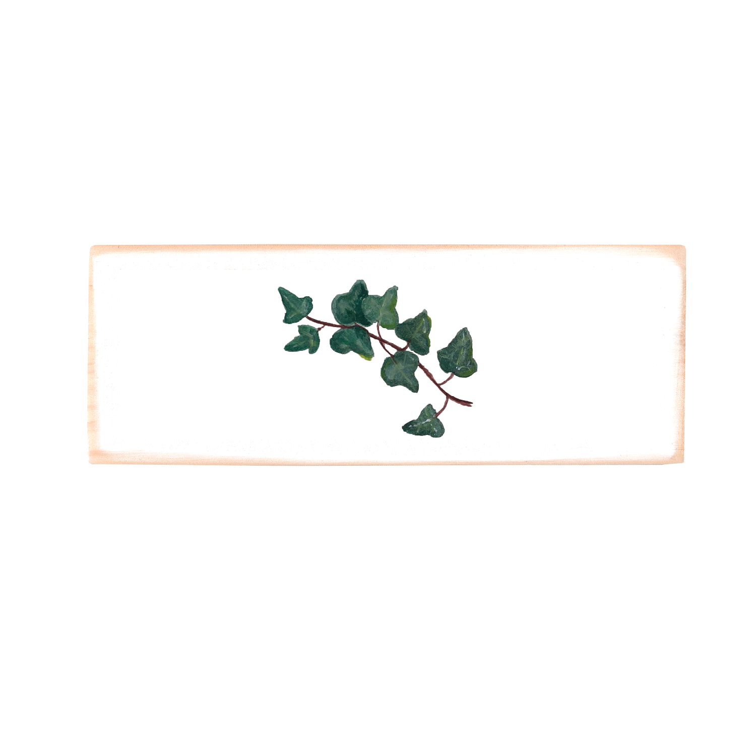 ivy wood block rectangle