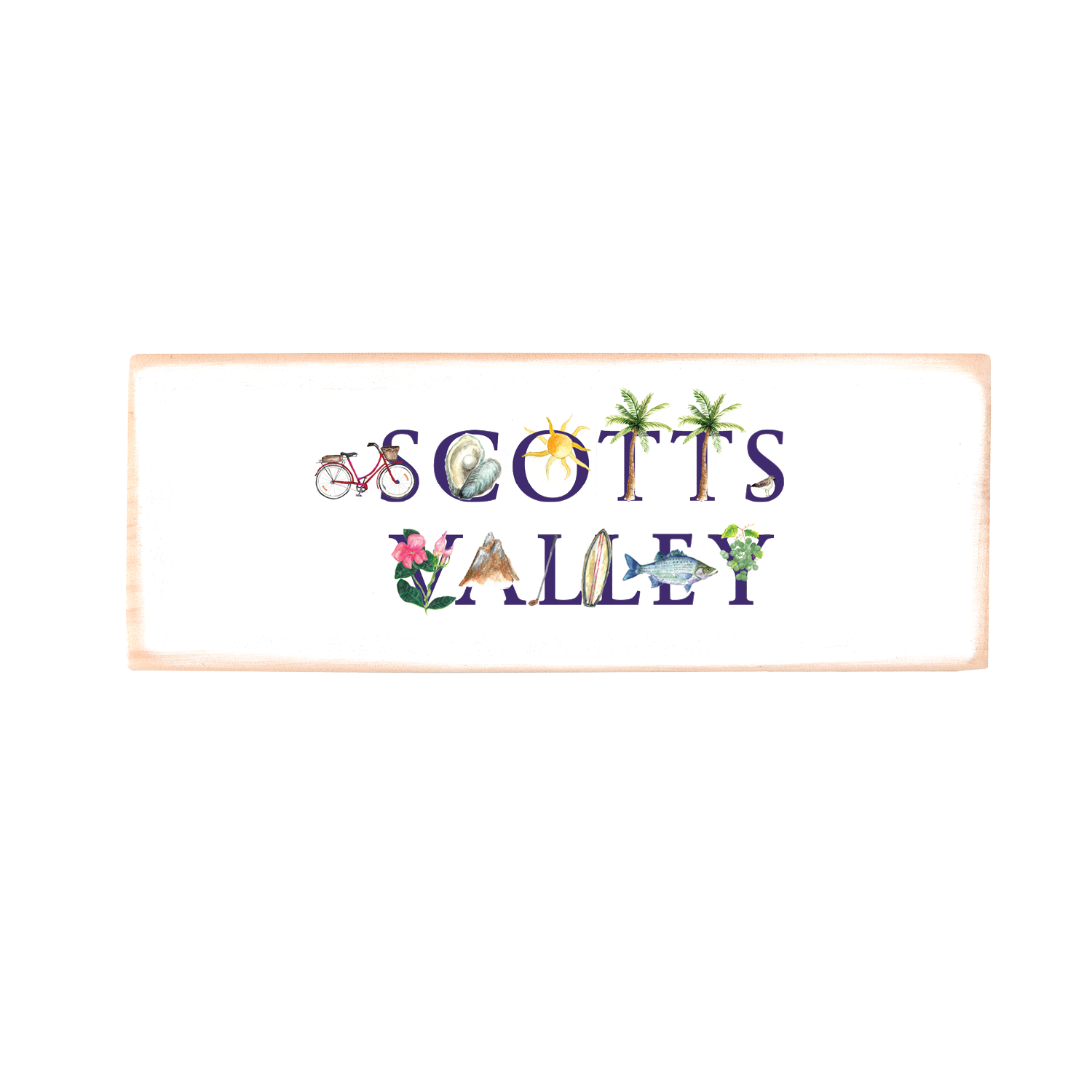 scotts valley rectangle wood block