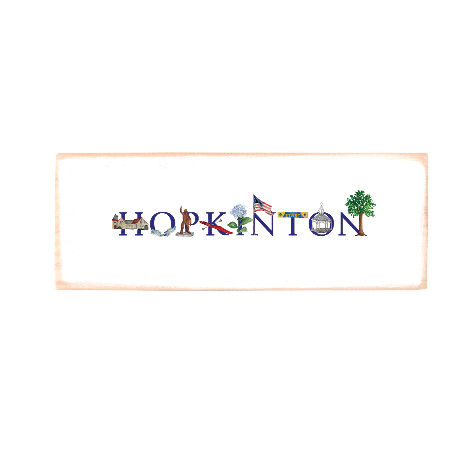 hopkinton rectangle wood block