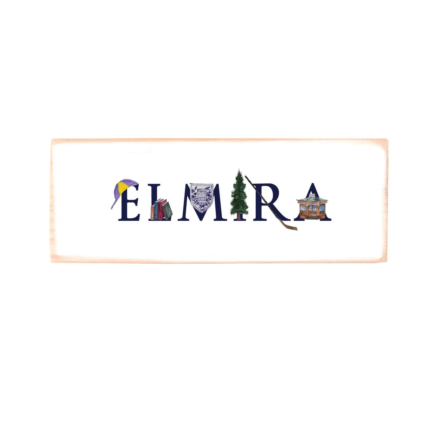 elmira wood block rectangle