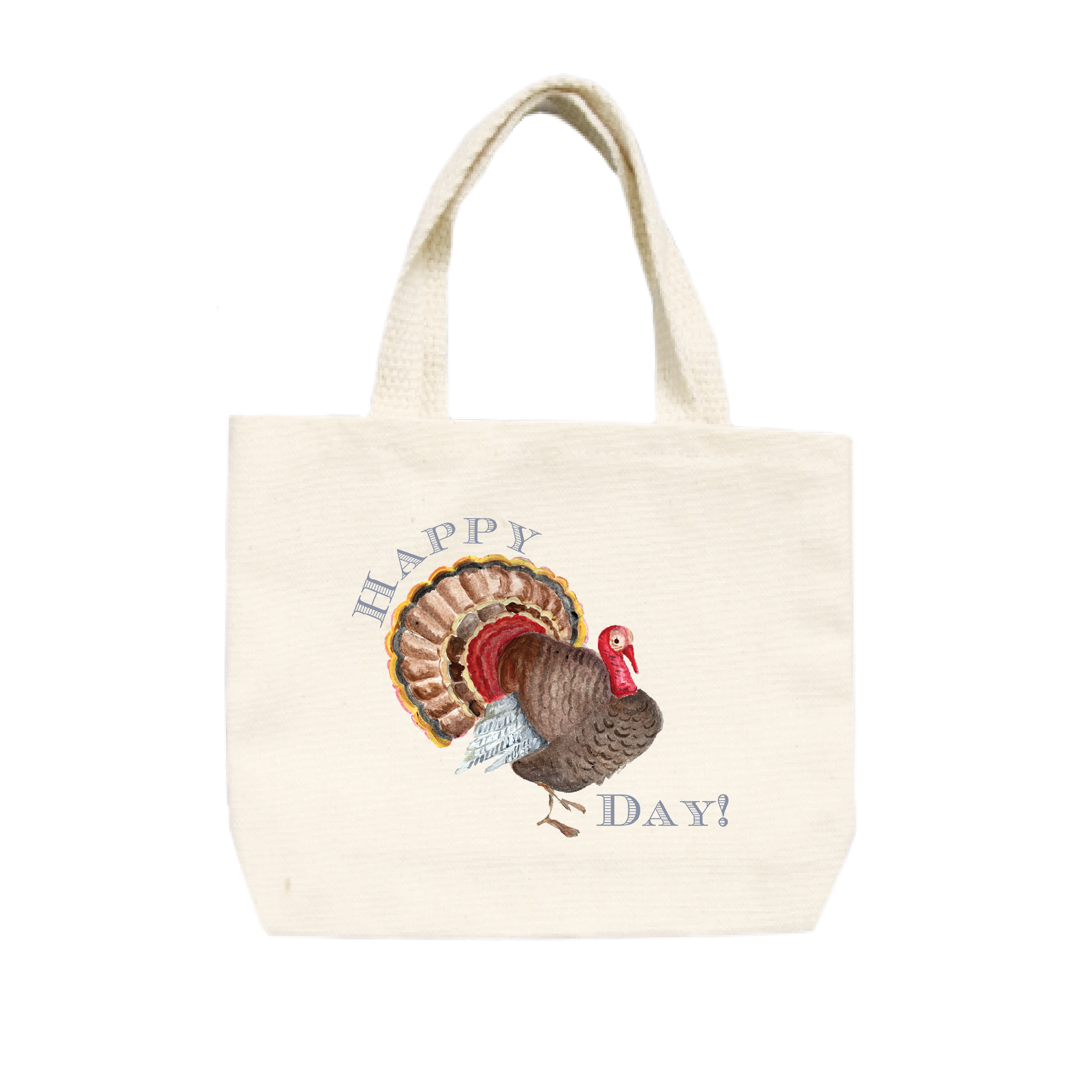 happy thanksgiving small tote