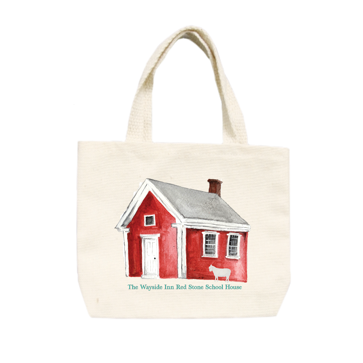 wayside Inn red school house small tote