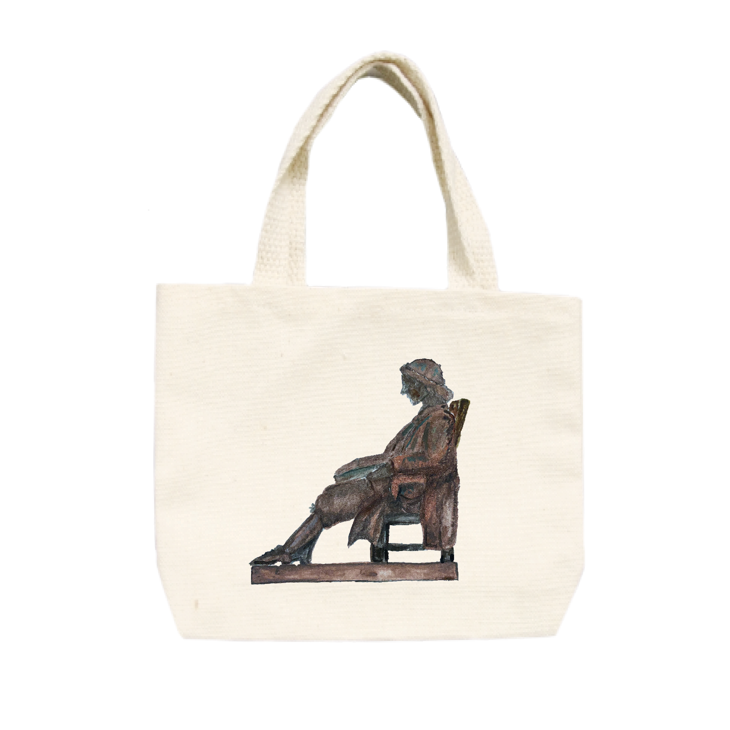 john harvard statue small tote