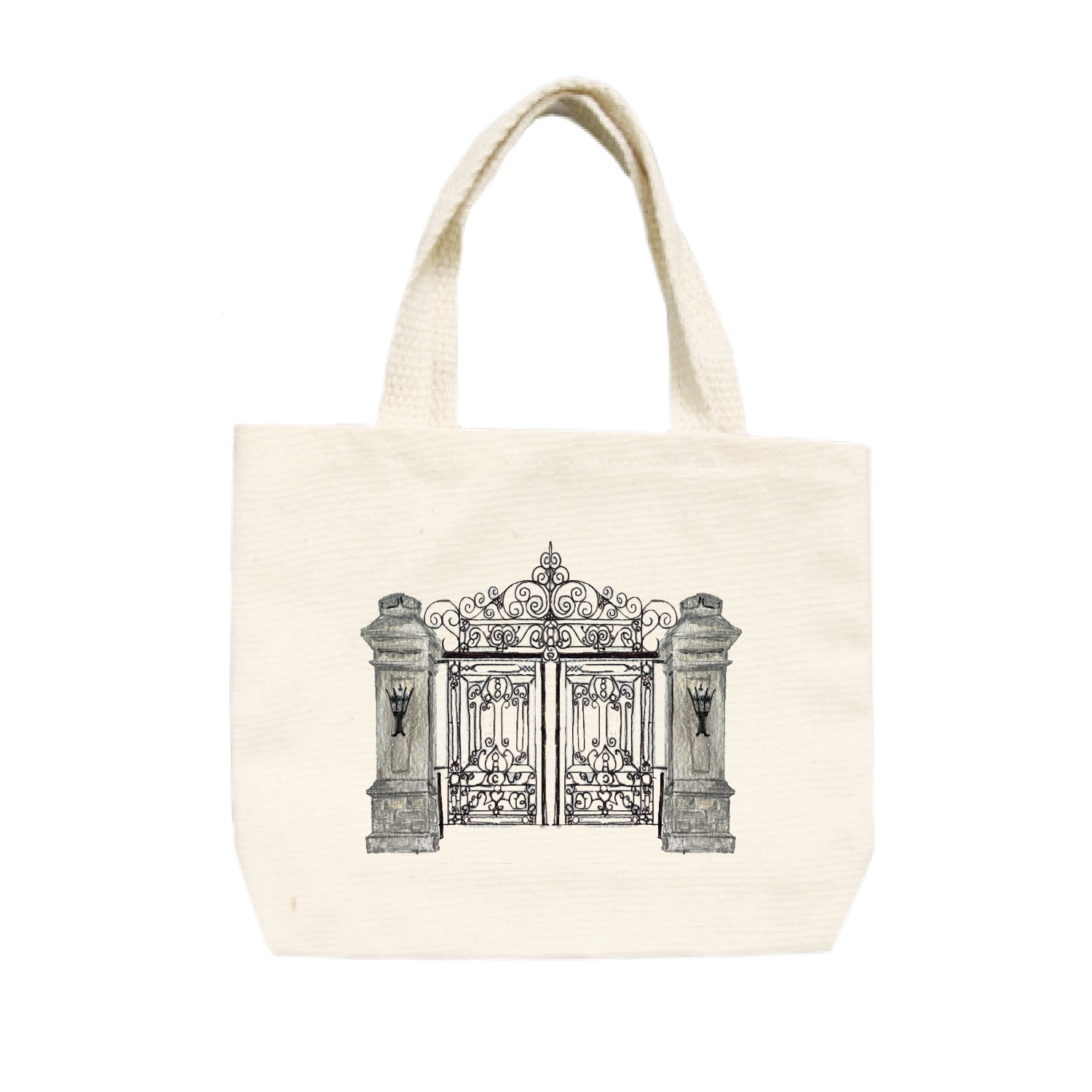 newport mansion gate small tote