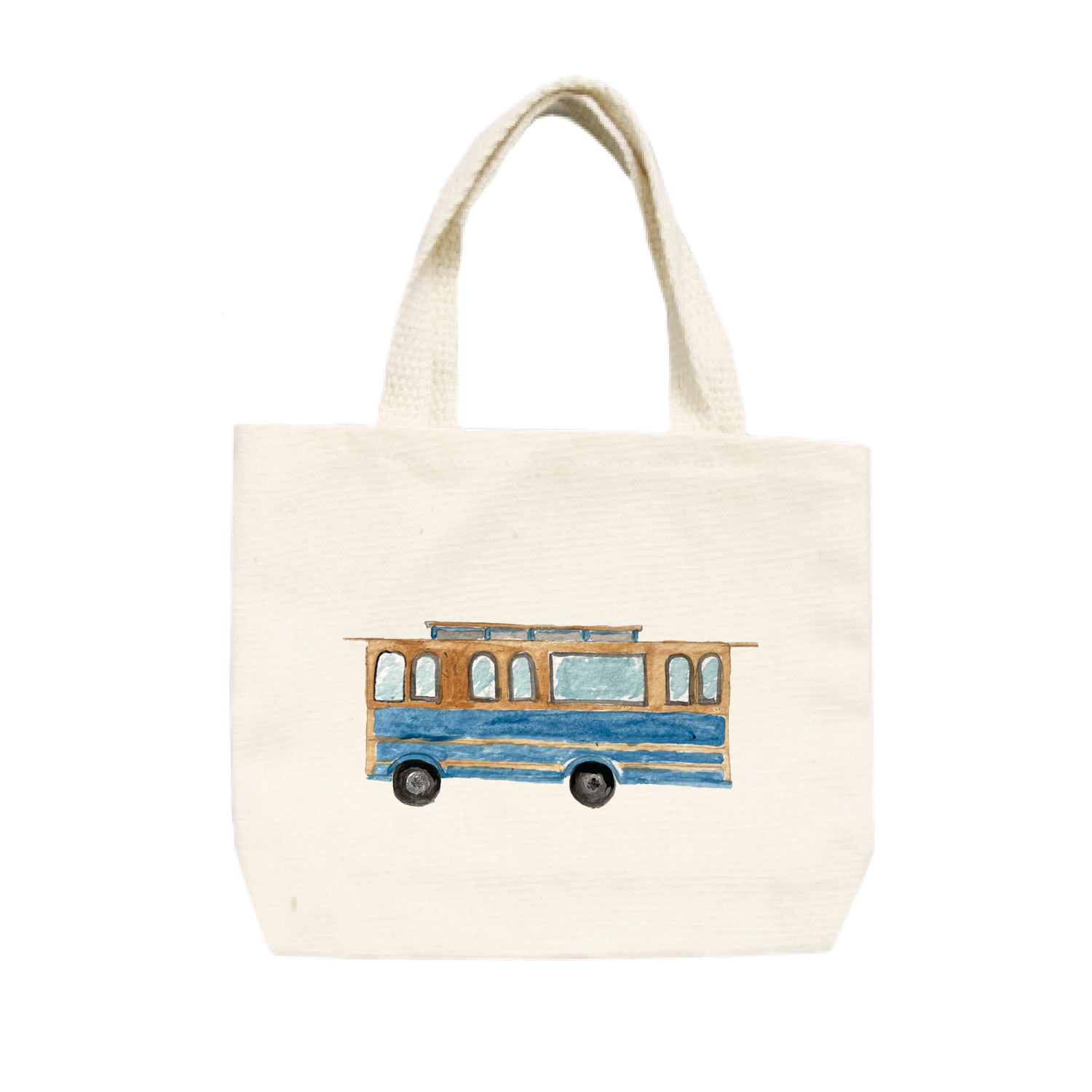 trolley laguna beach small tote