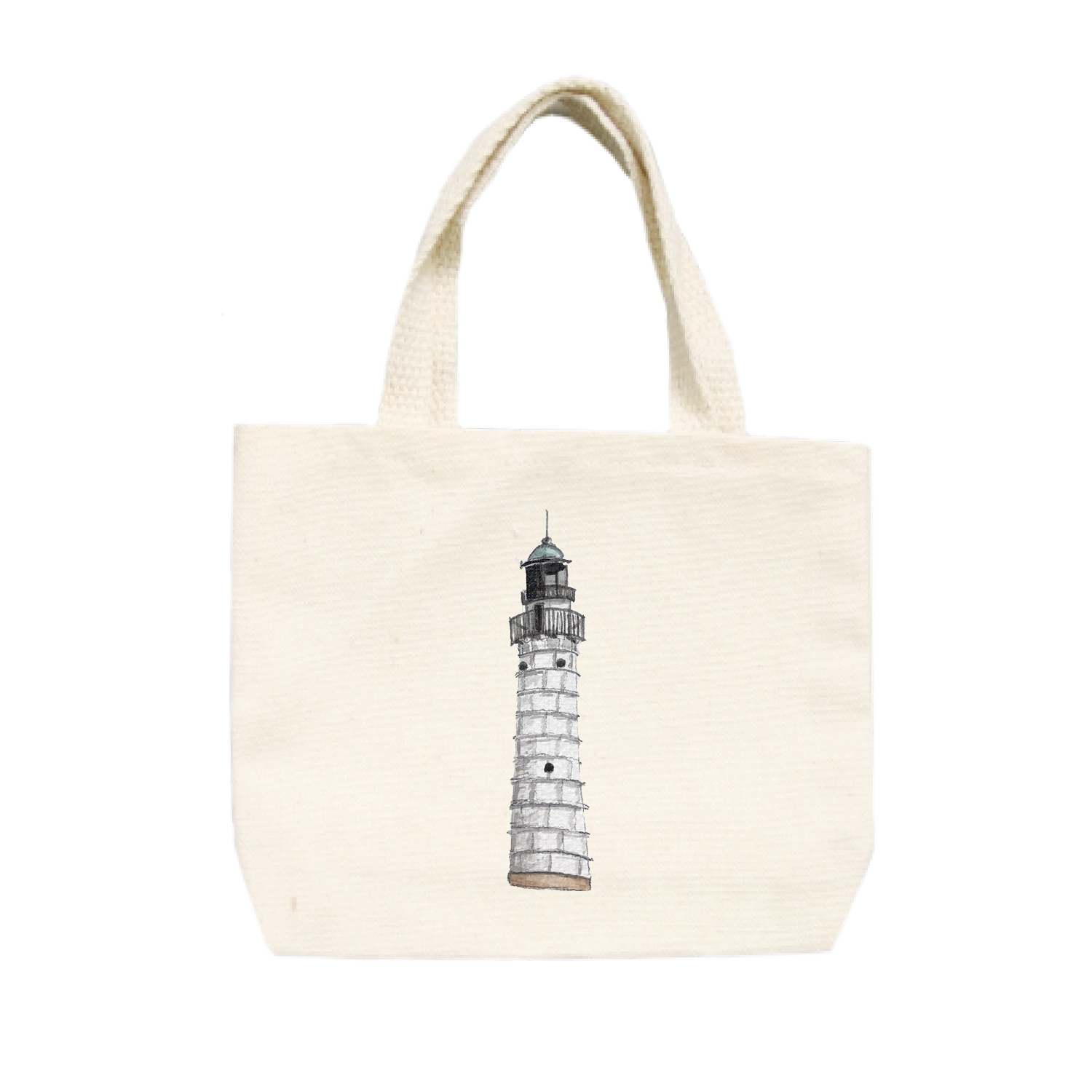 door county lighthouse small tote