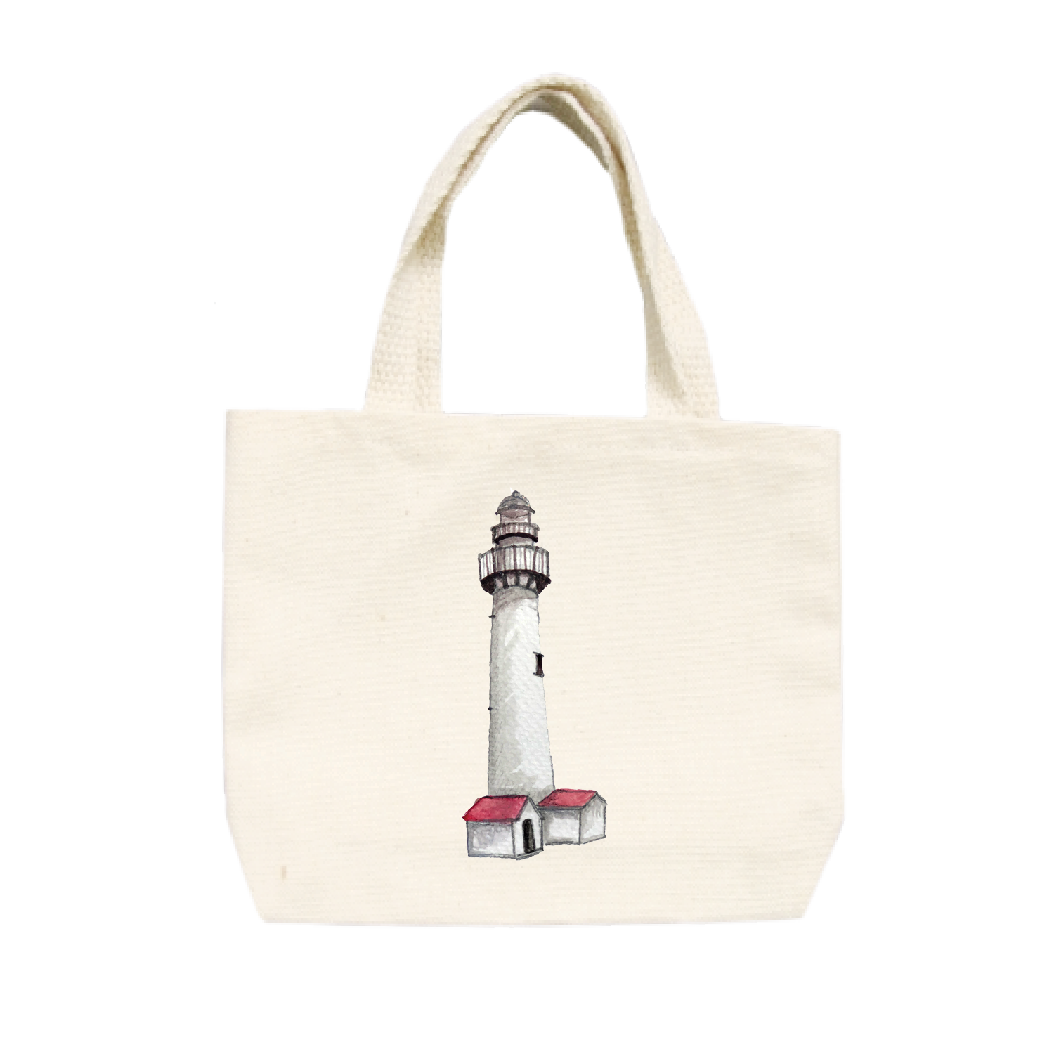 st. simon's lighthouse small tote