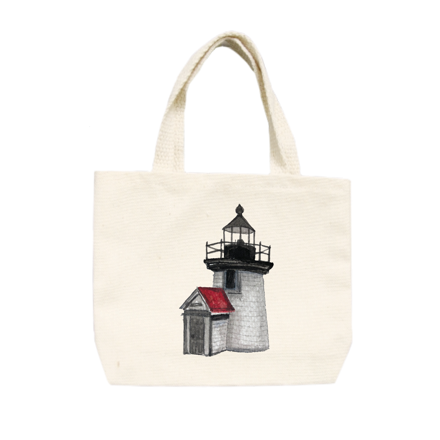 brant point lighthouse small tote