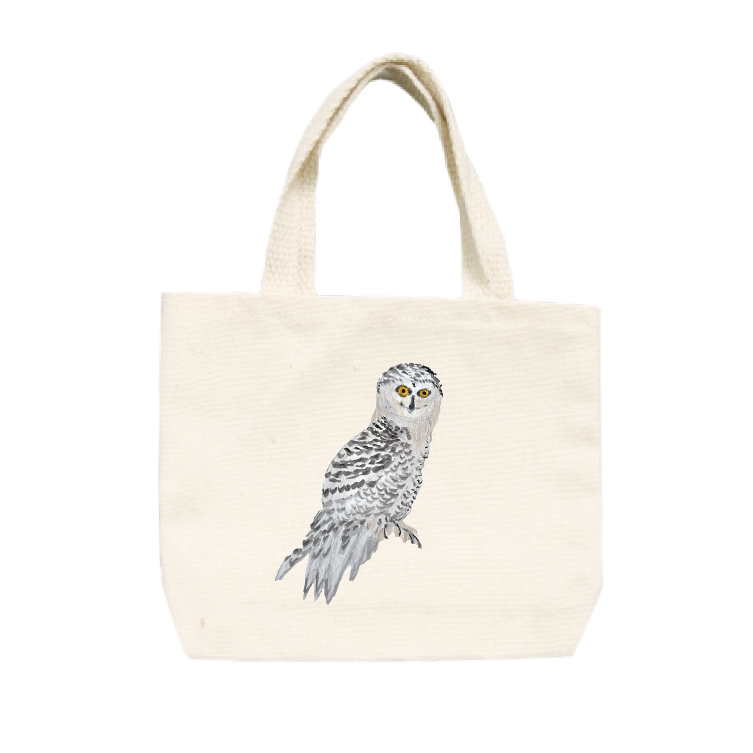 snowy owl small tote