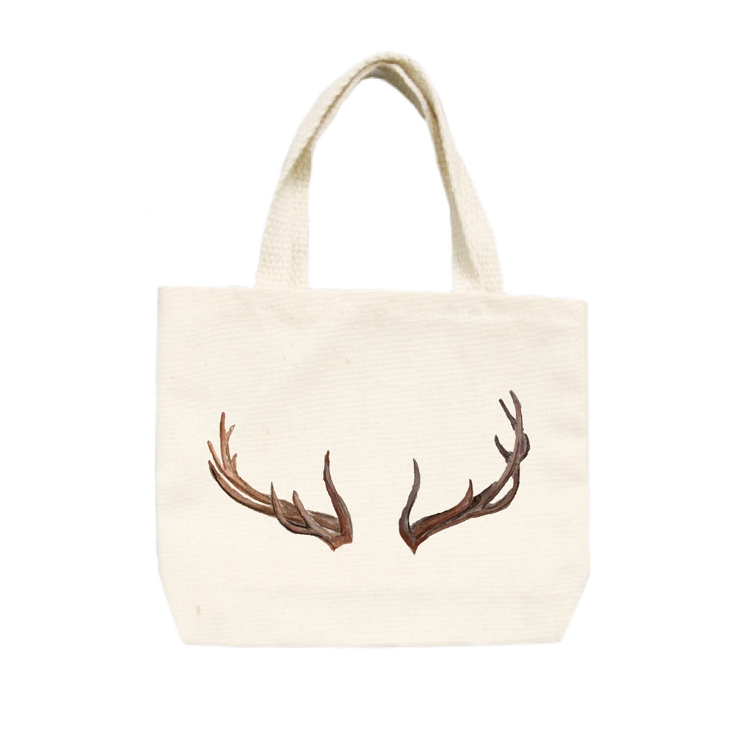 elk antlers small tote