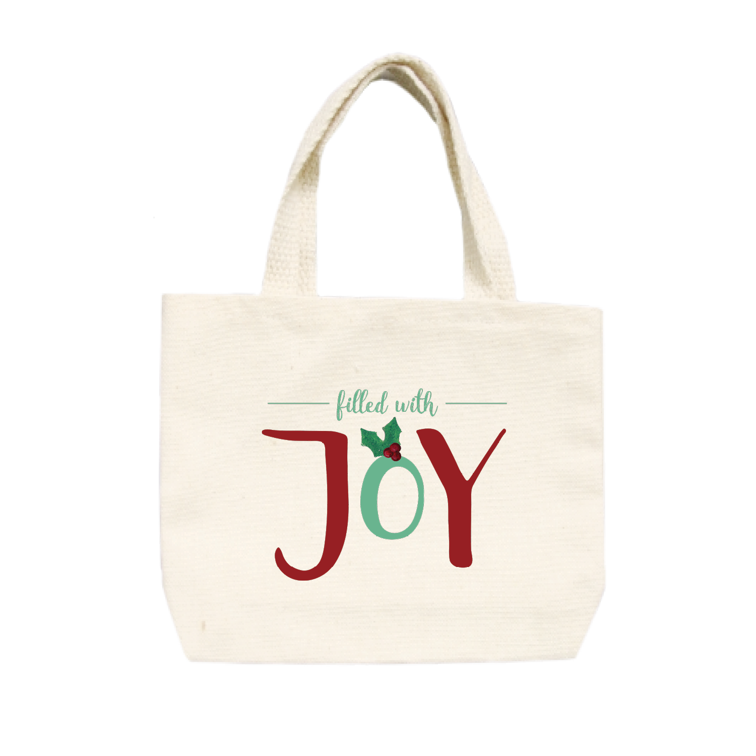 filled with joy small tote