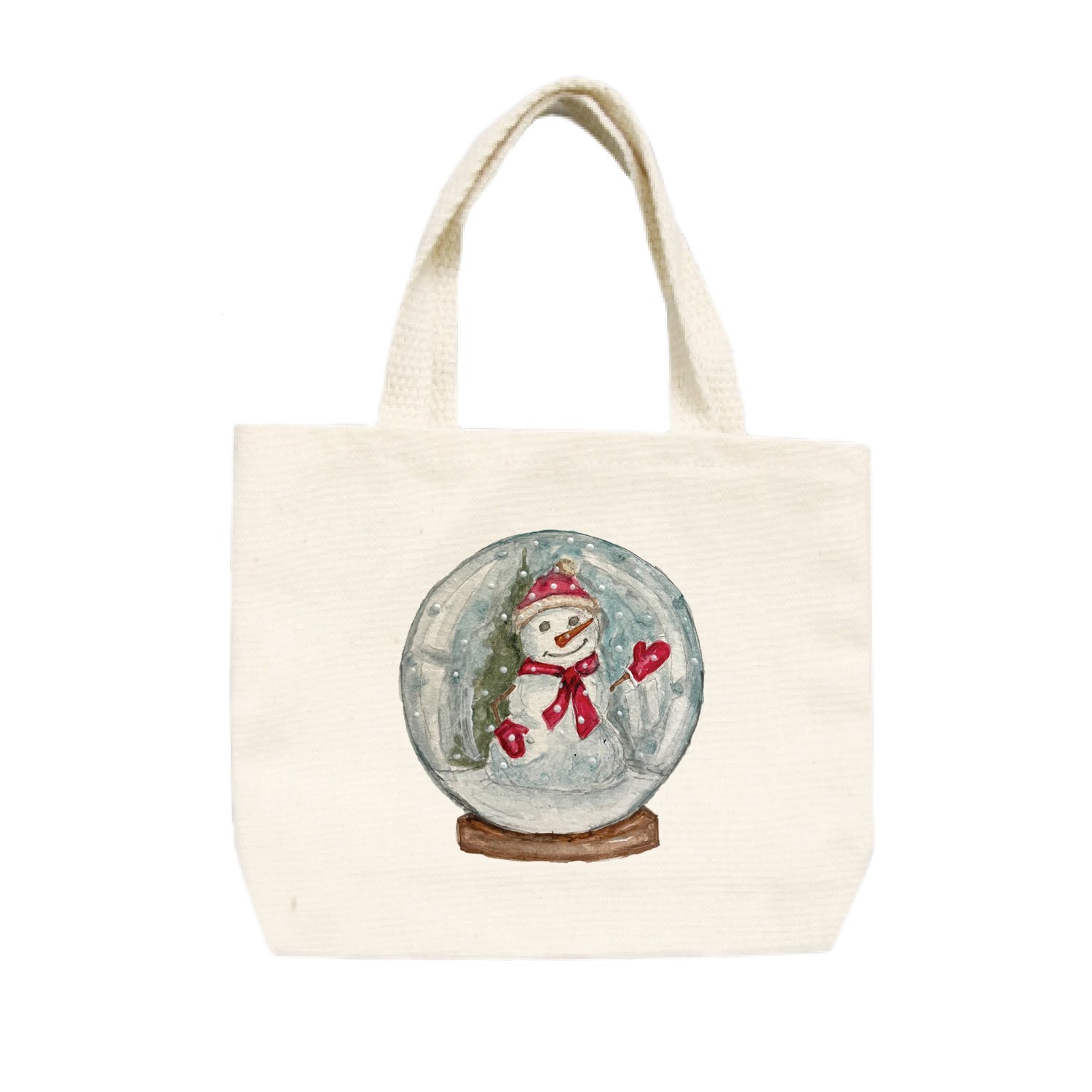 snow globe small tote