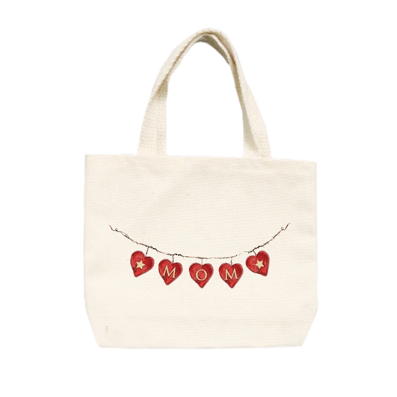 hearts on wire mom small tote