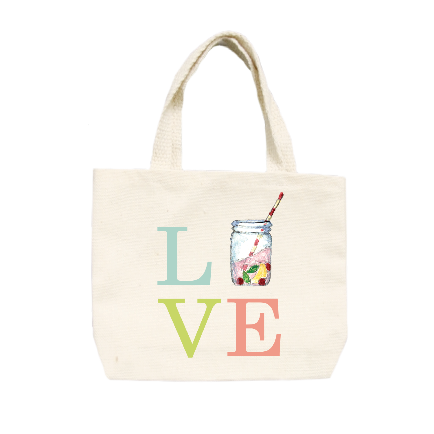 love lemonade small tote