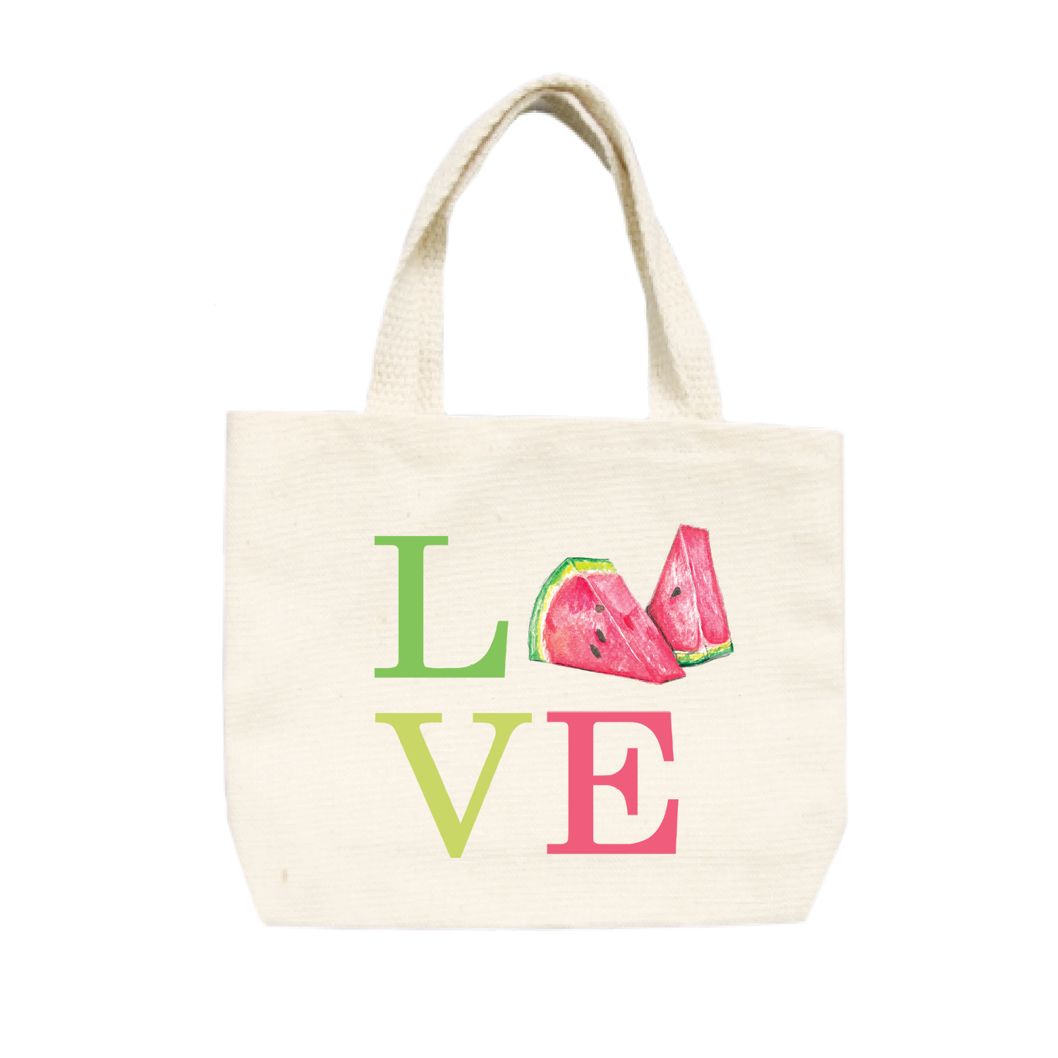 love watermelon small tote