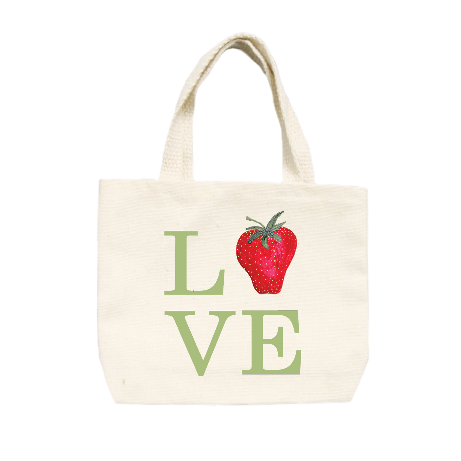 love strawberry small tote