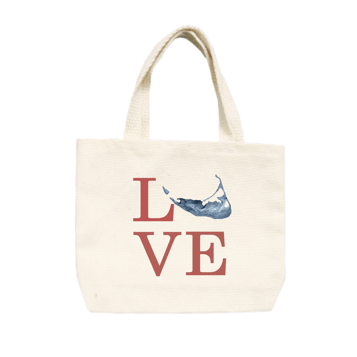 love nantucket island small tote